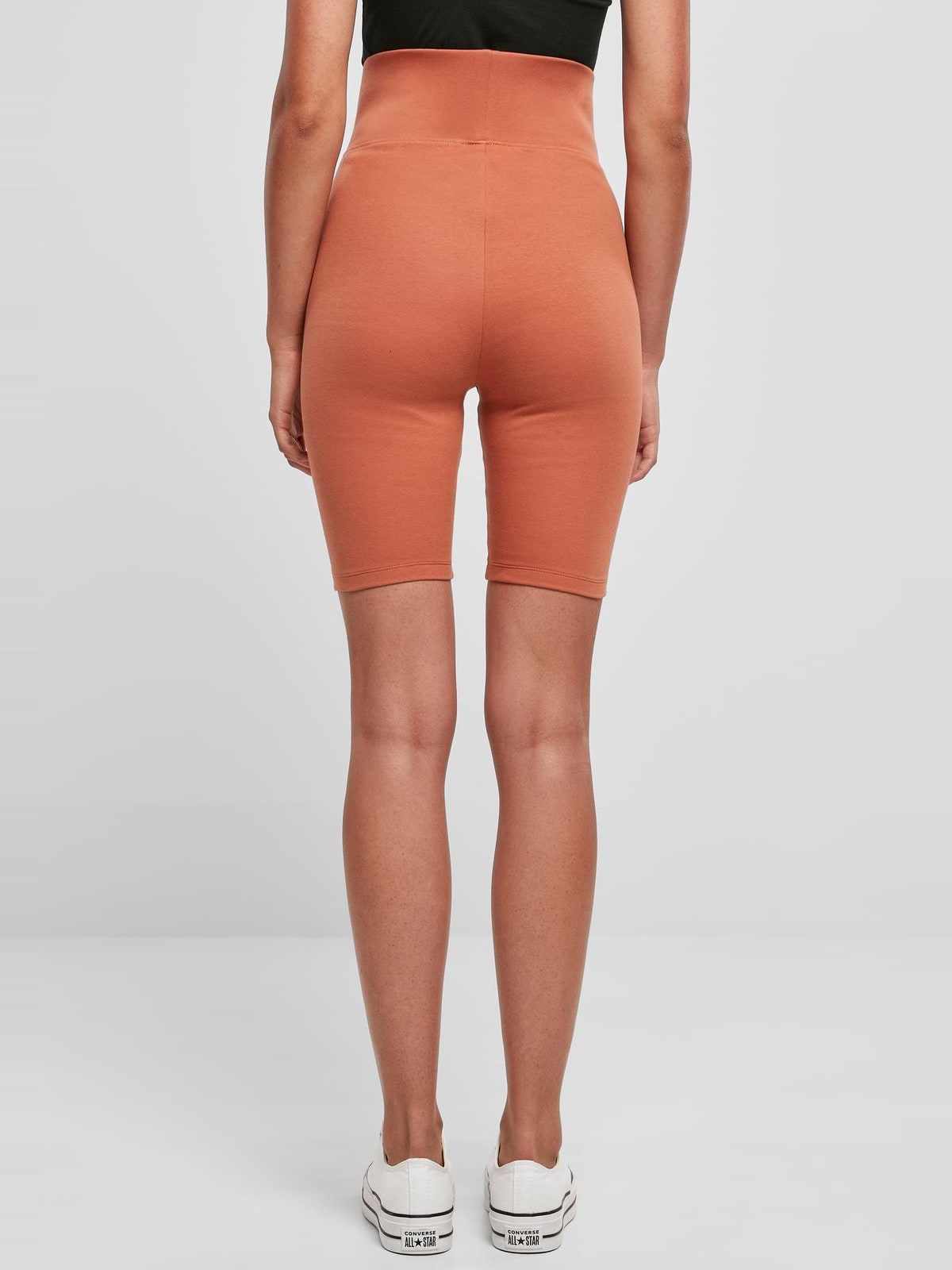 Ladies High Waist Cycle Shorts Urban Classics TB2632-04420 terracotta