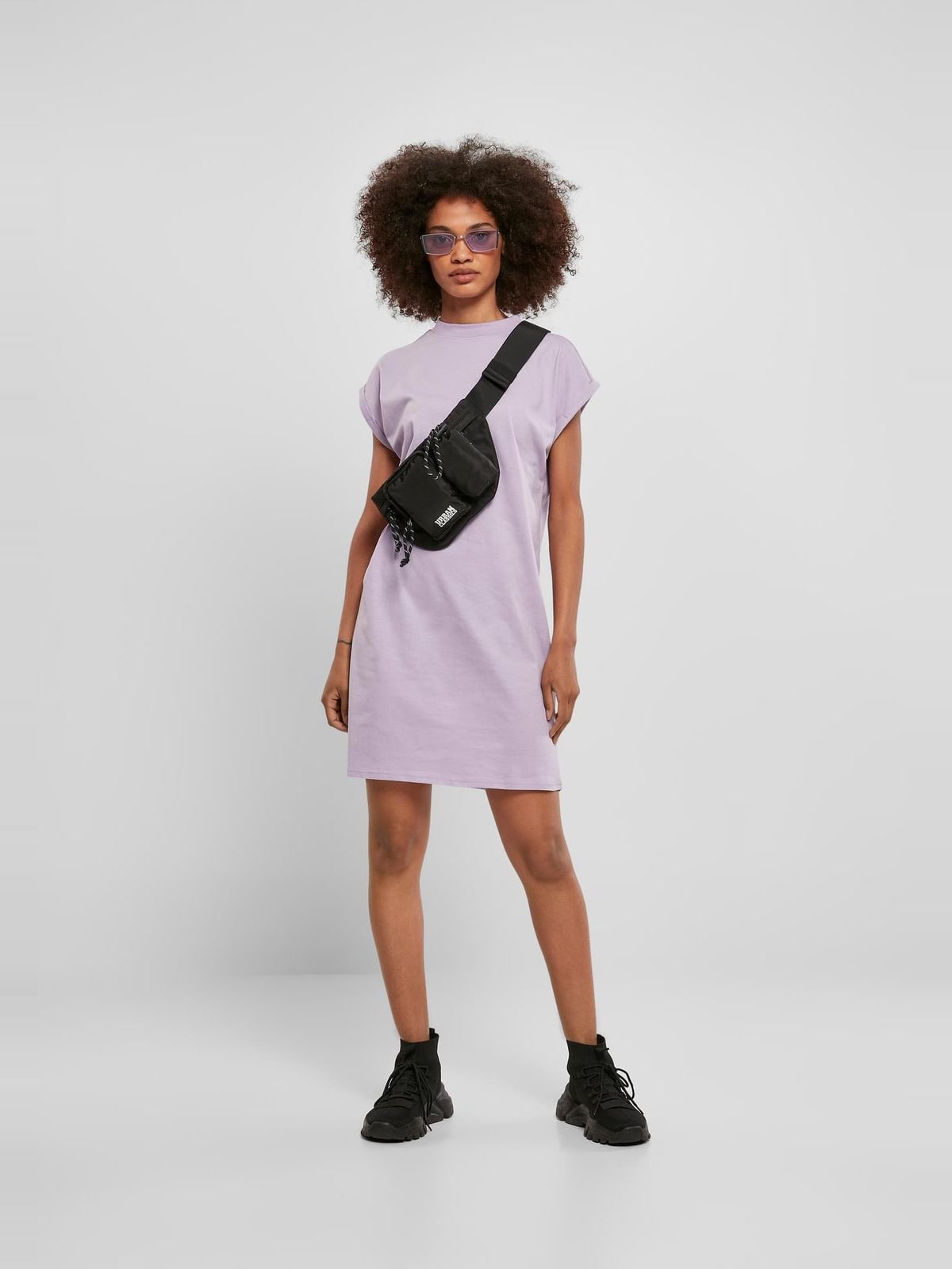 Φόρεμα TB1910-00145 Urban Classics Black Lilac