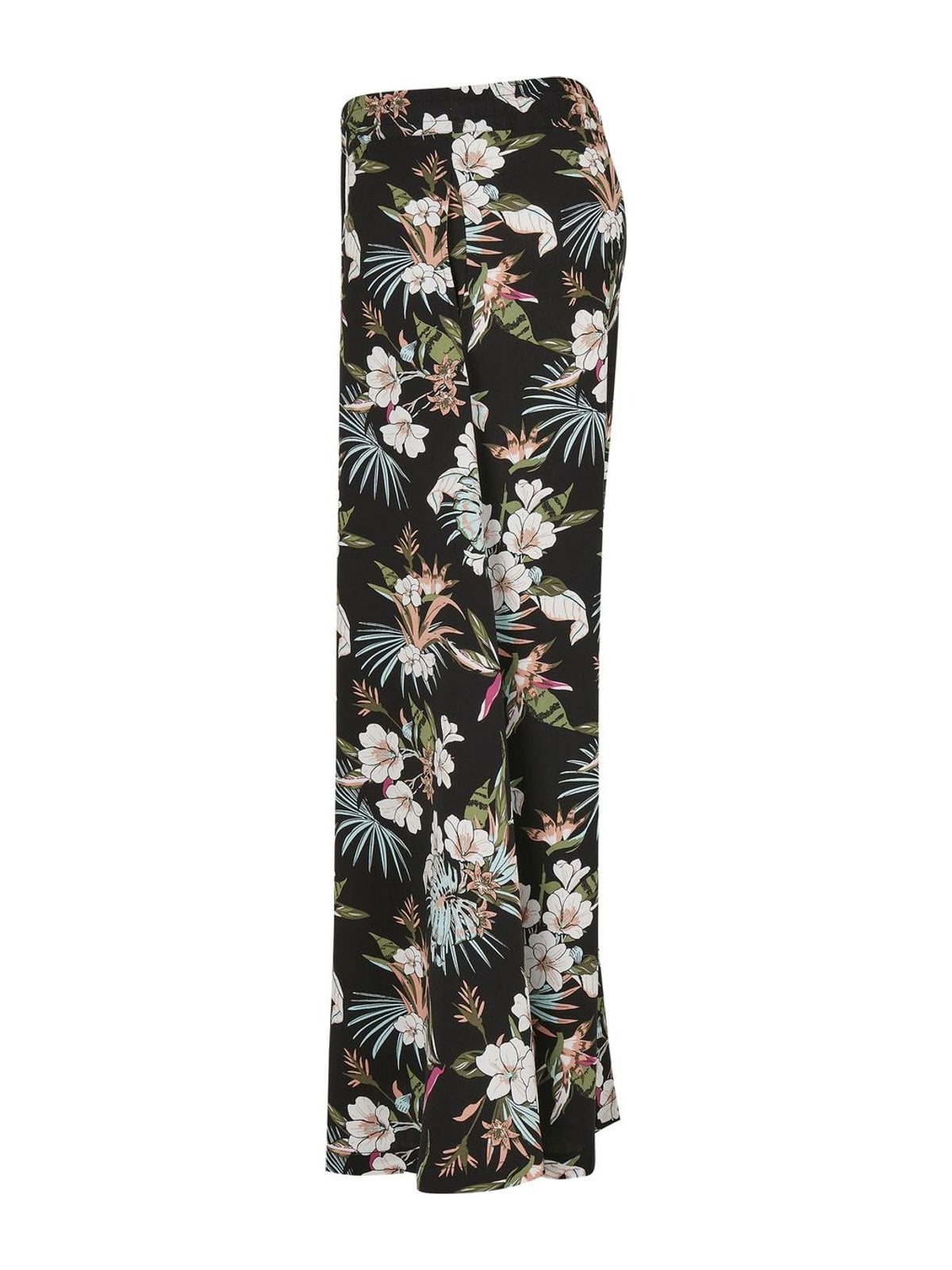 Γυναικεία Midi Φούστα Βισκόζη TB4099 Urban Classics Black Tropical