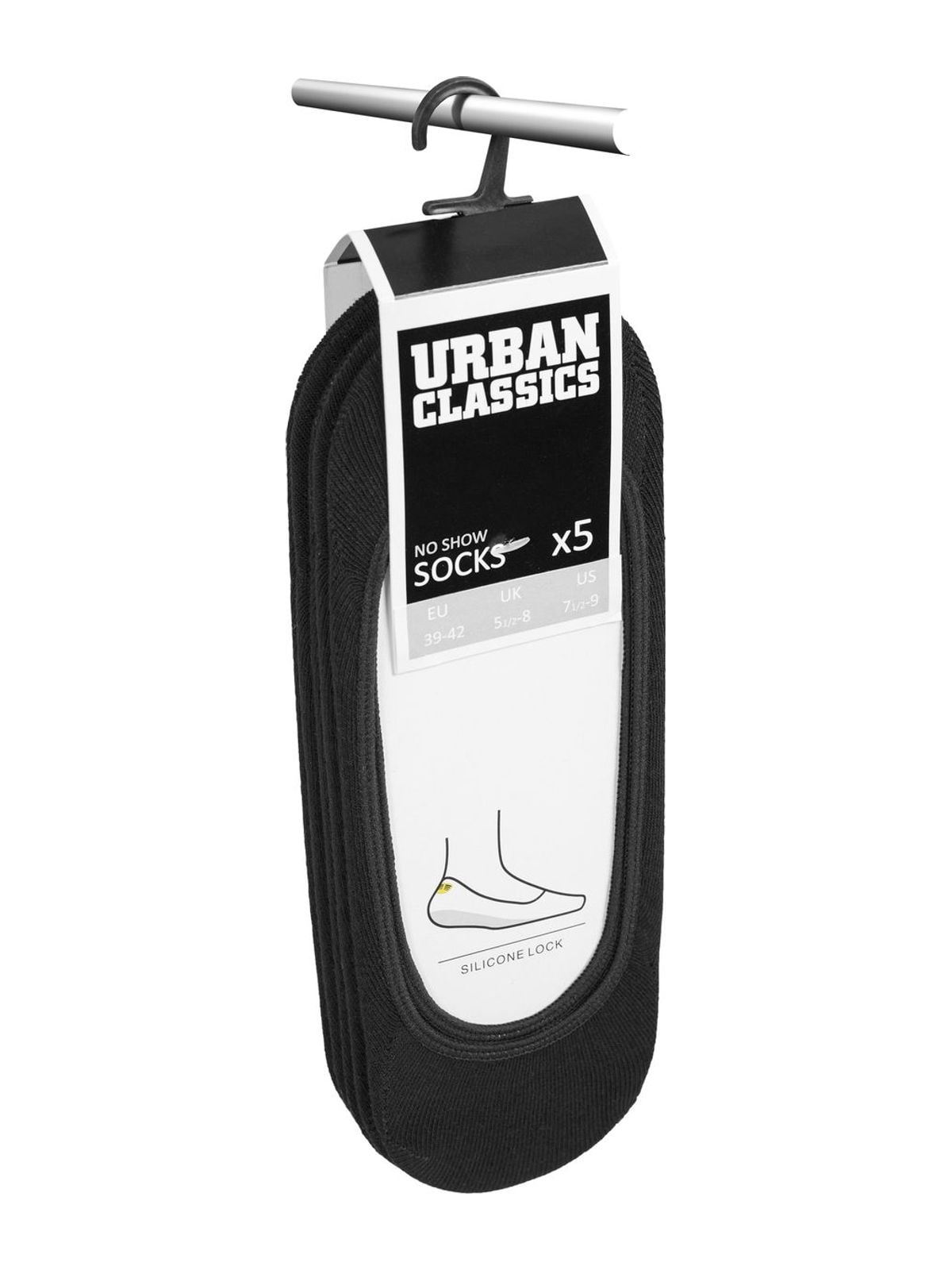 Κάλτσες Σουμπά (Σετ 5 Ζευγάρια) TB1644 Urban Classics Black