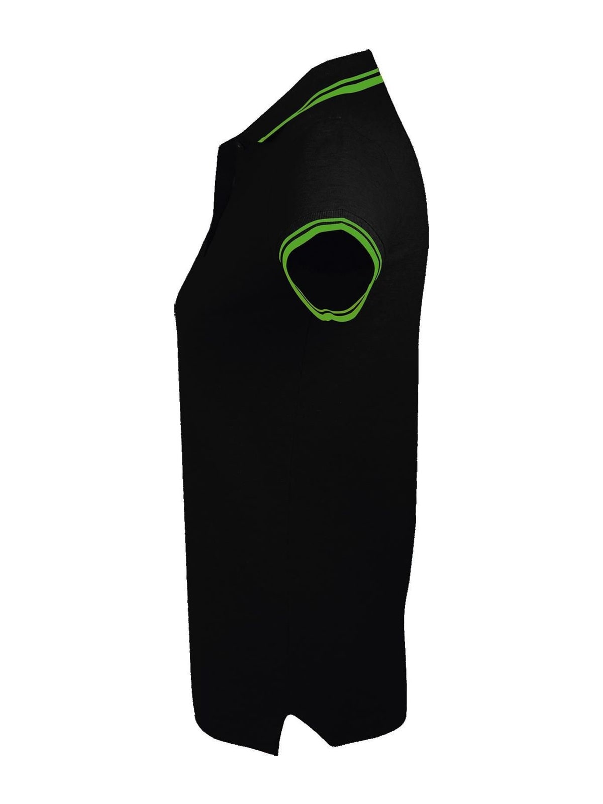 Γυναικείο Πόλο Πικέ 00578 SOL'S Pasadena Black/Lime