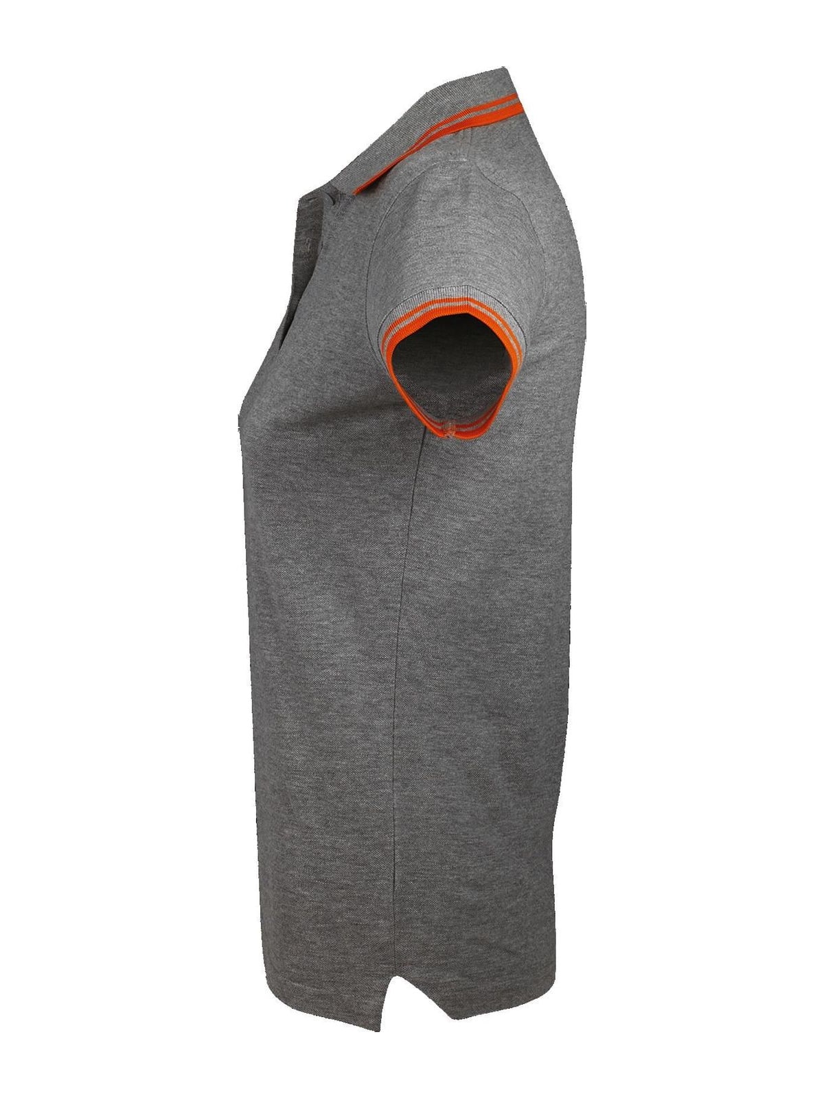 Γυναικείο Πόλο Πικέ 00578 SOL'S Pasadena Grey Melange/Orange