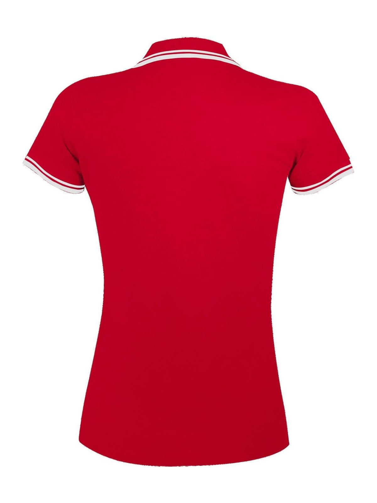 Γυναικείο Πόλο Πικέ 00578 SOL'S Pasadena Red/White