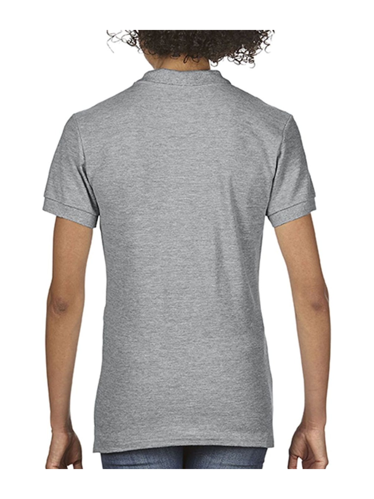 Γυναικεία Μπλούζα Polo 64800L Gildan Softstyle Double Pique Sport Grey