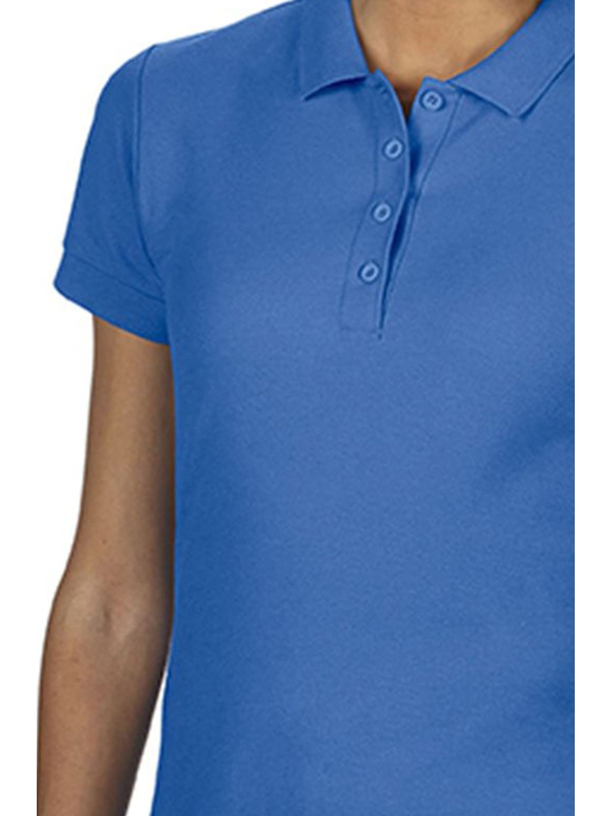 Γυναικεία Μπλούζα Polo 64800L Gildan Softstyle Double Pique Royal