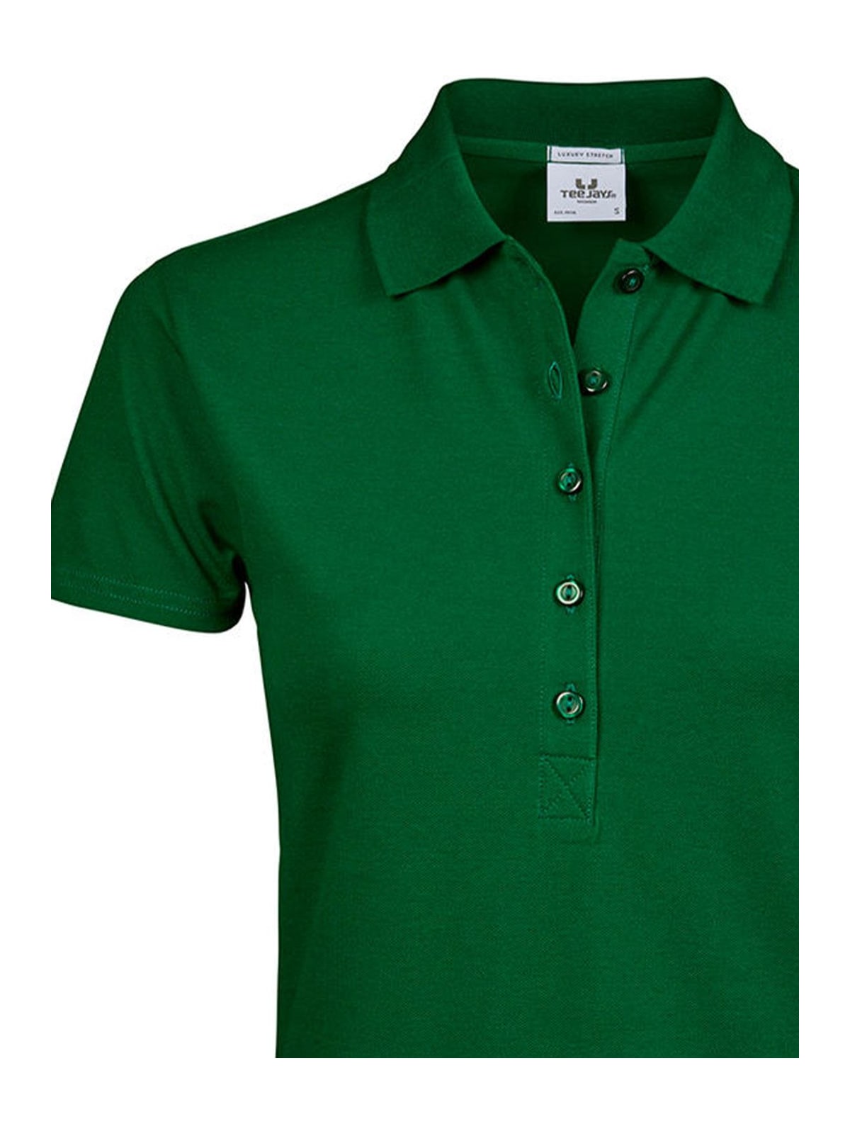 Γυναικεία Μπλούζα Polo 145 Tee Jays Luxury LS Stretch Forest Green