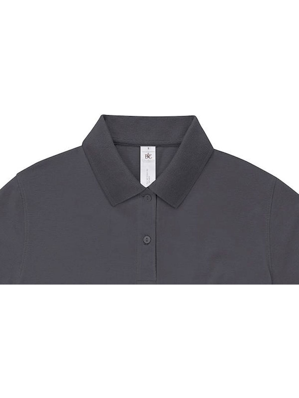 Γυναικεία Μακρυμάνικη Μπλούζα Polo PW462 B & C My Polo 180 LSL Dark Grey