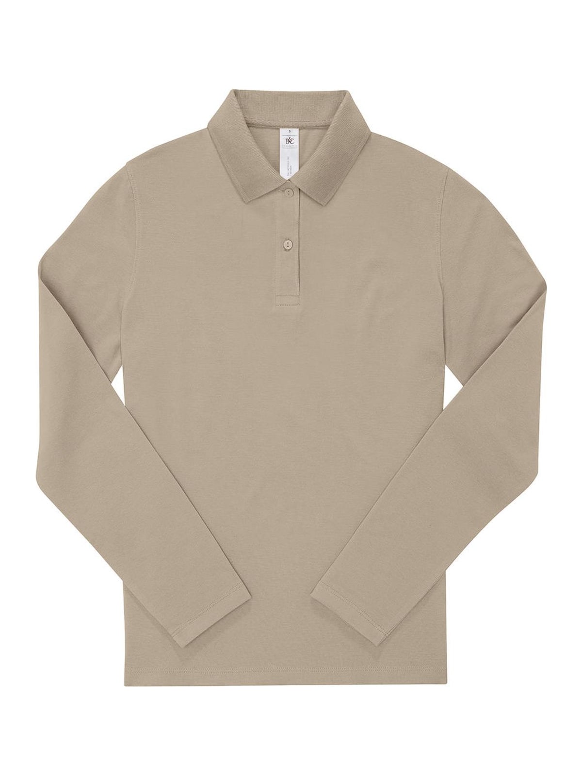 Γυναικεία Μακρυμάνικη Μπλούζα Polo PW462 B & C My Polo 180 LSL Mastic