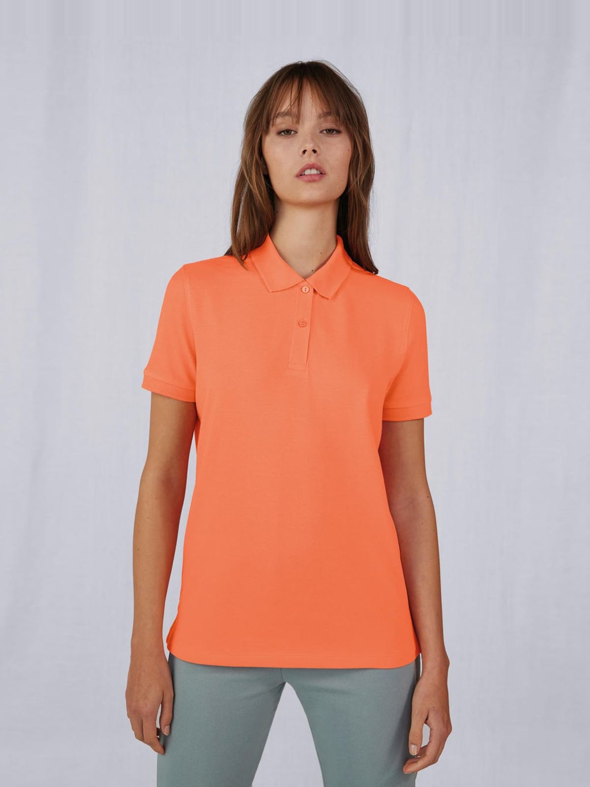 Γυναικεία Μπλούζα Polo PW463 B & C My Polo 210 Amalfi Coral