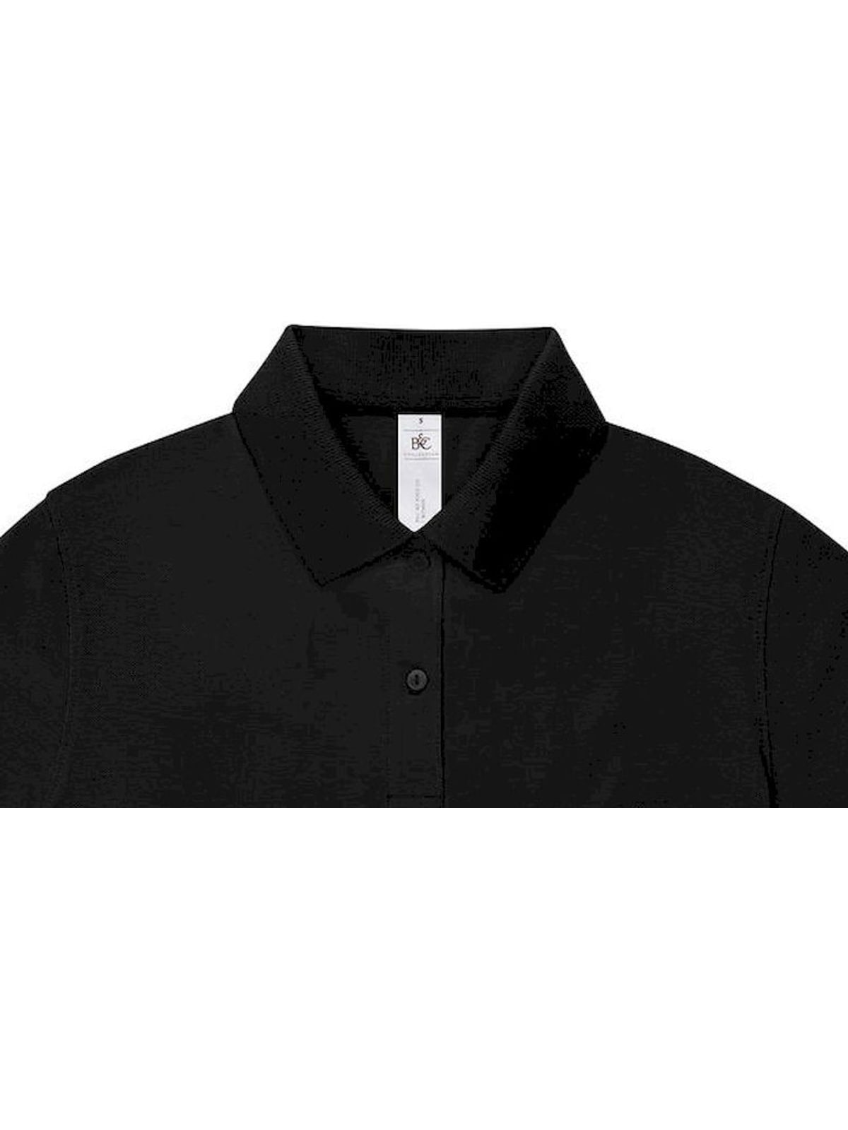Γυναικεία Μακρυμάνικη Μπλούζα Polo PW464 B&C My Polo 210 LSL Black