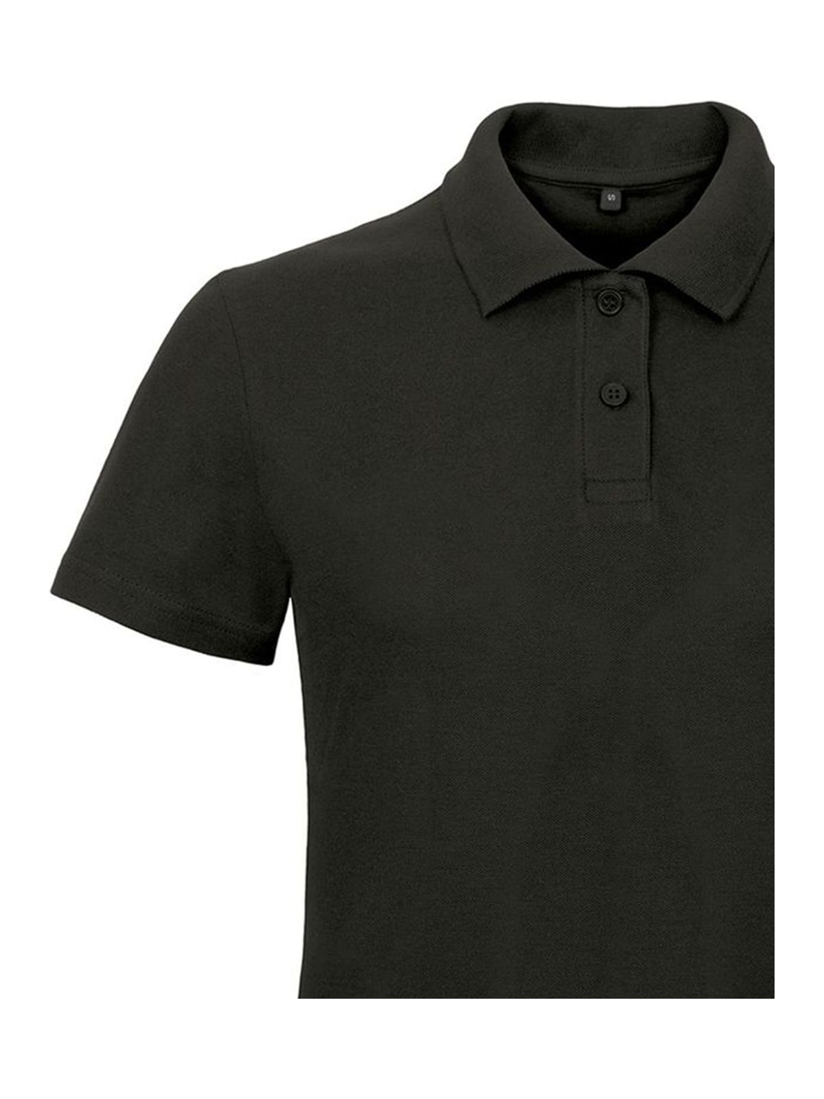 Γυναικείο Μπλουζάκι Polo Pique ID.001 B & C Black