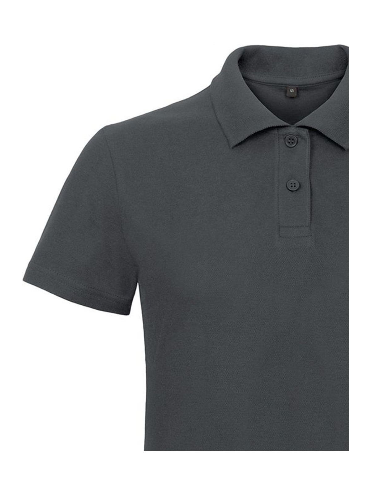 Γυναικείο Μπλουζάκι Polo Pique ID.001 B & C Anthracite