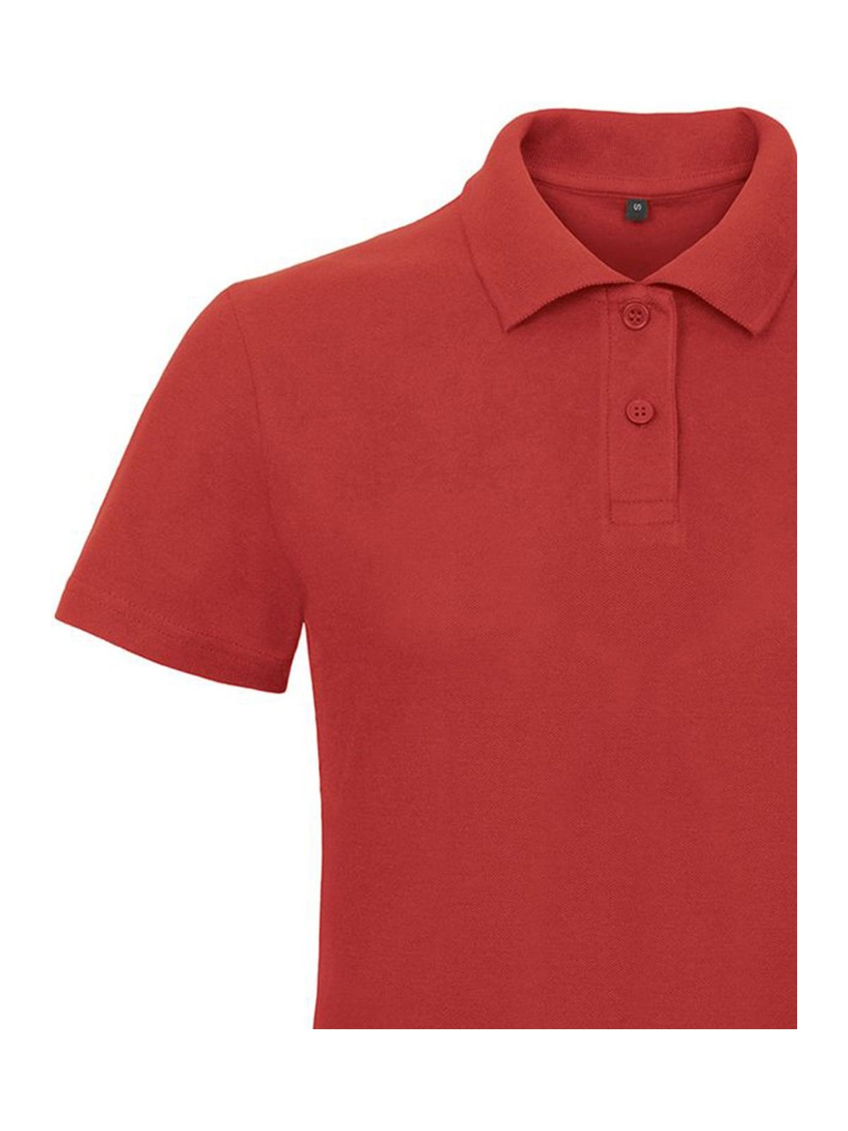 Γυναικείο Μπλουζάκι Polo Pique ID.001 B & C Red
