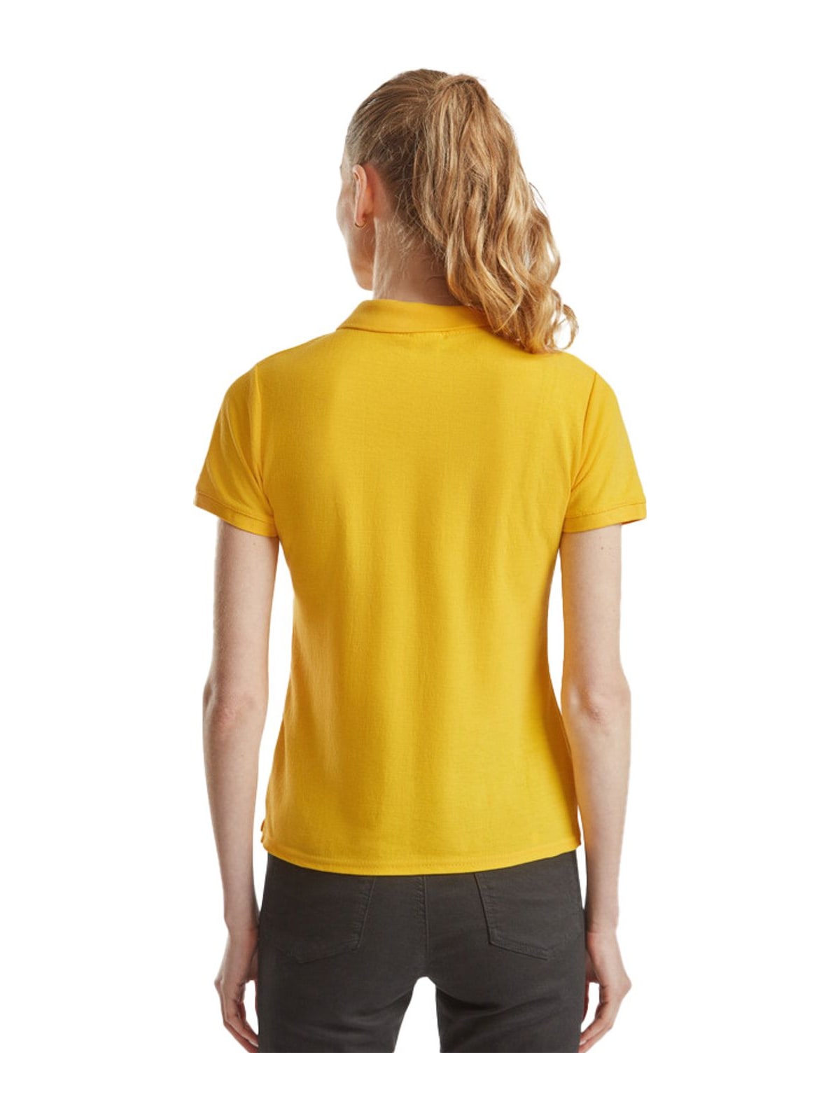 Γυναικεία Μπλούζα Polo 63-212-0 Fruit of the Loom Sunflower