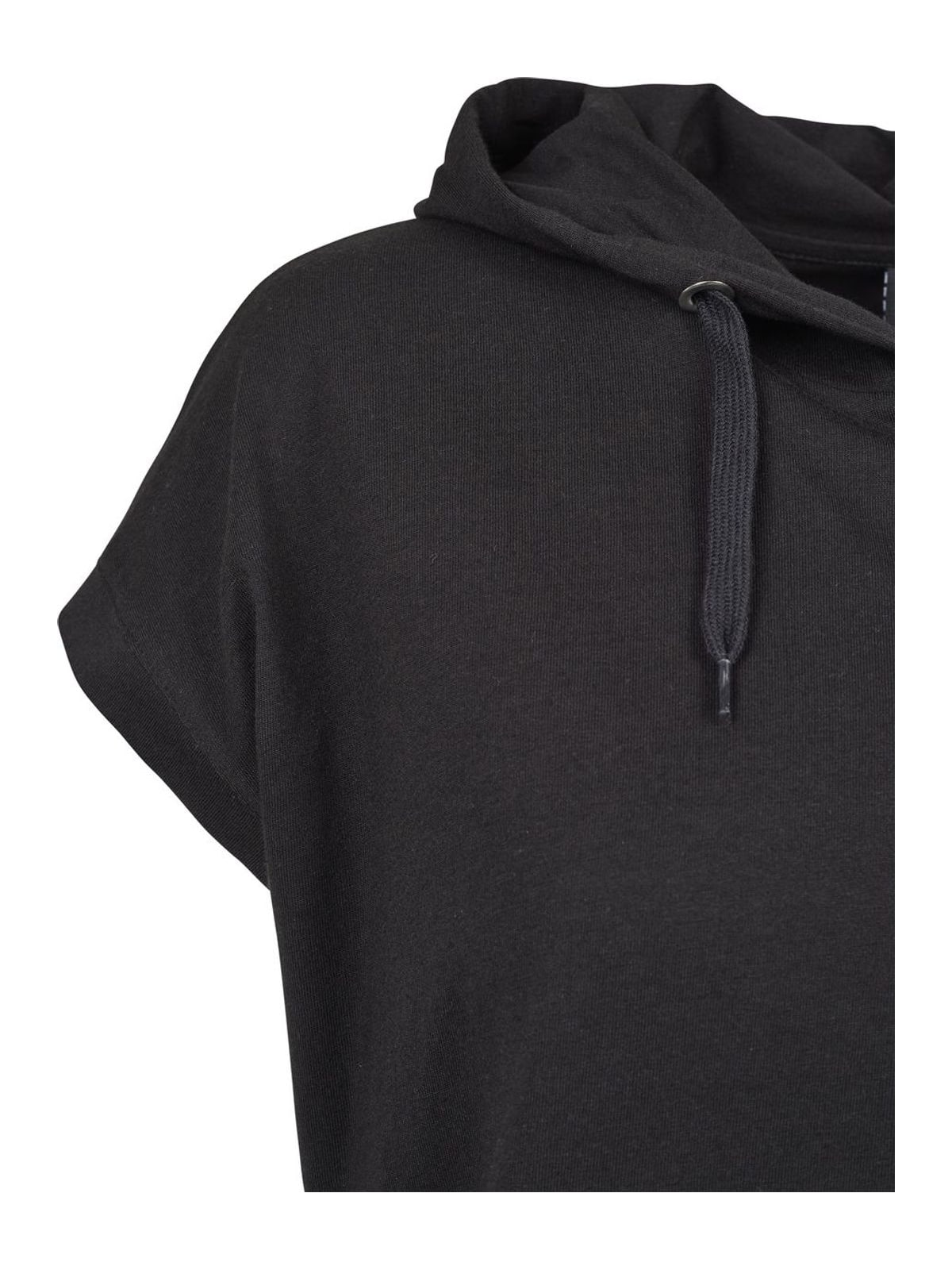 Γυναικείο T-Shirt Jersey Μακρύ με Κουκούλα TB1906 Urban Classics Black