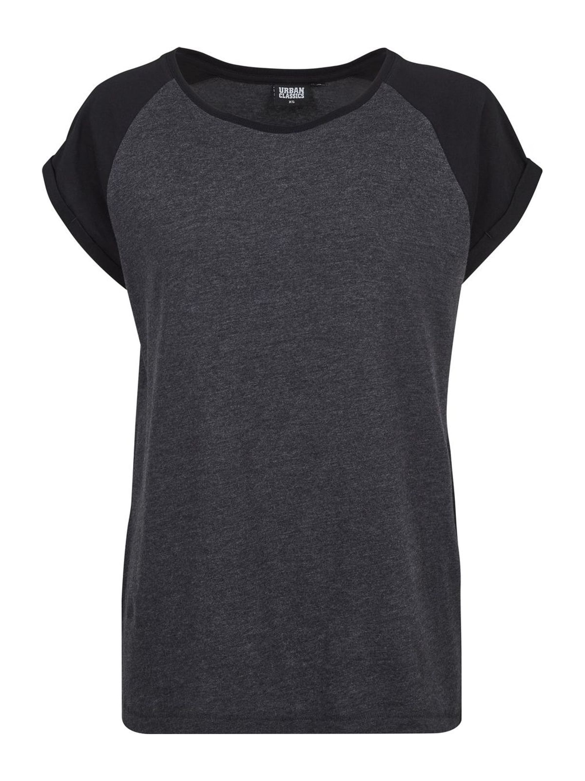Γυναικείο T-Shirt TB1913 Urban Classics Charcoal/Black