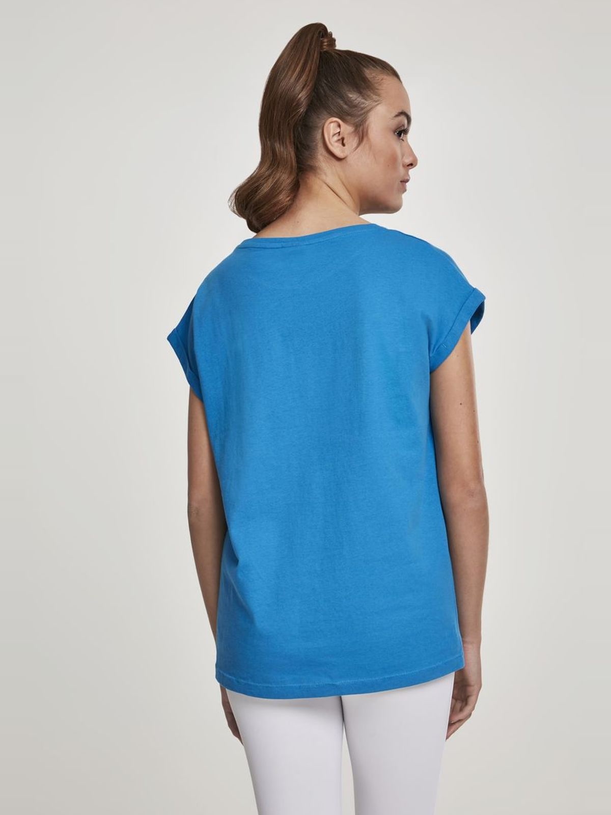 T-shirt TB771 Urban Classics Extended Shoulder Tee hawaiianblue