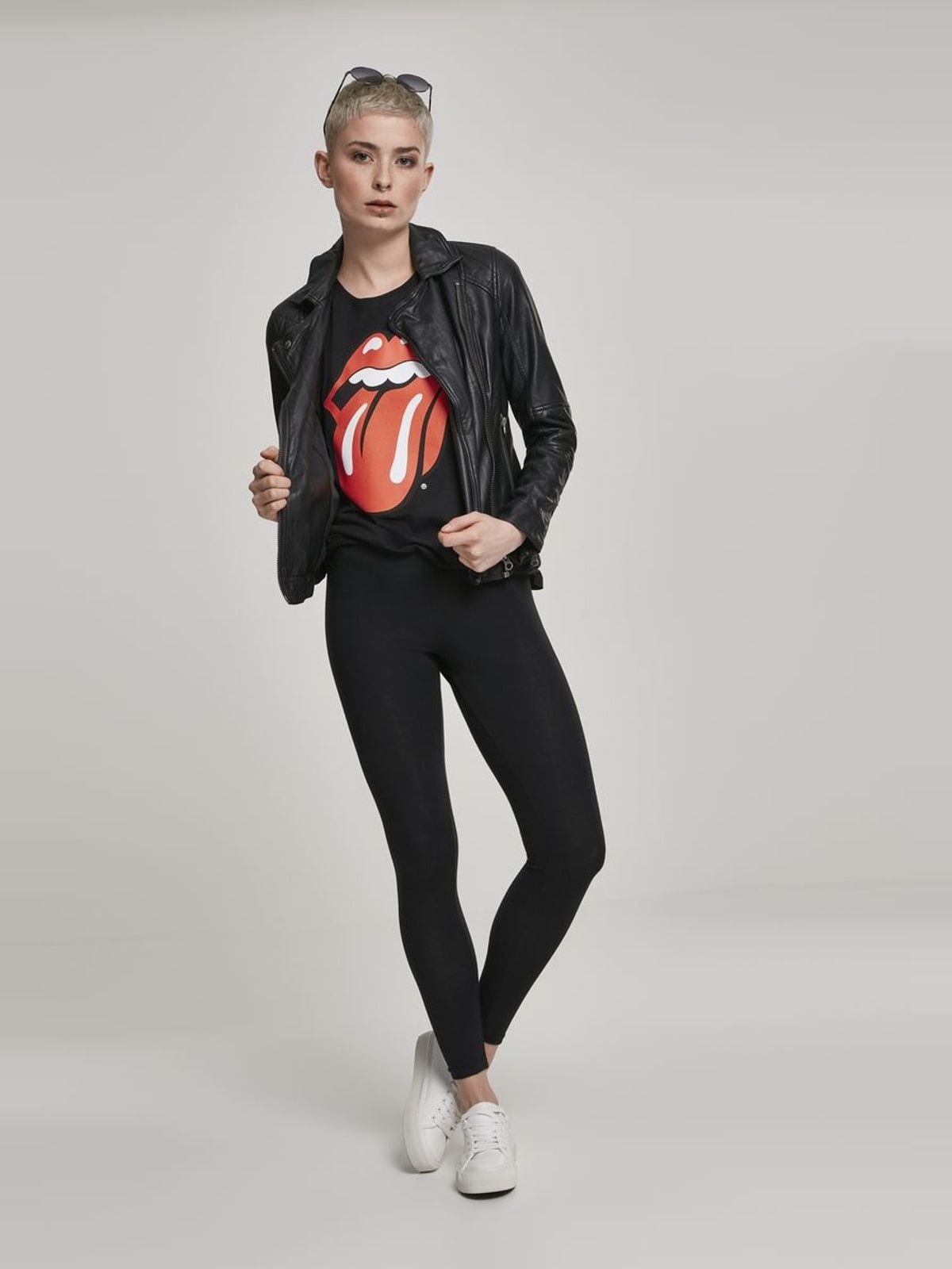 Γυναικείο T-Shirt Rolling Stones Tongue Merchcode MC326 Black