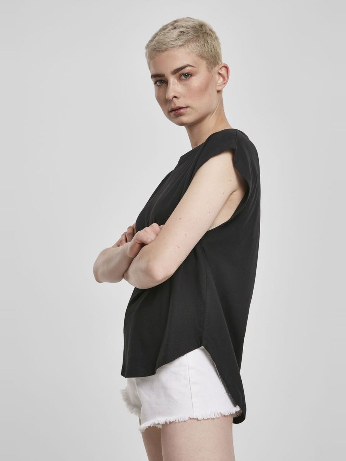 Γυναικείο T-Shirt TB3406 Urban Classics Black Μαύρο