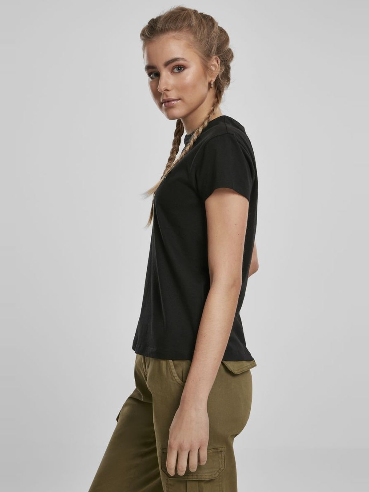 Γυναικείο T-Shirt TB3427-00007 Urban Classics Black Μαύρο
