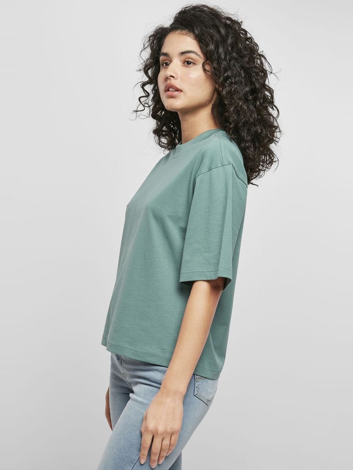 Γυναικείο T-Shirt Organic Oversized TB4077-02900 Urban Classics Pale Leaf