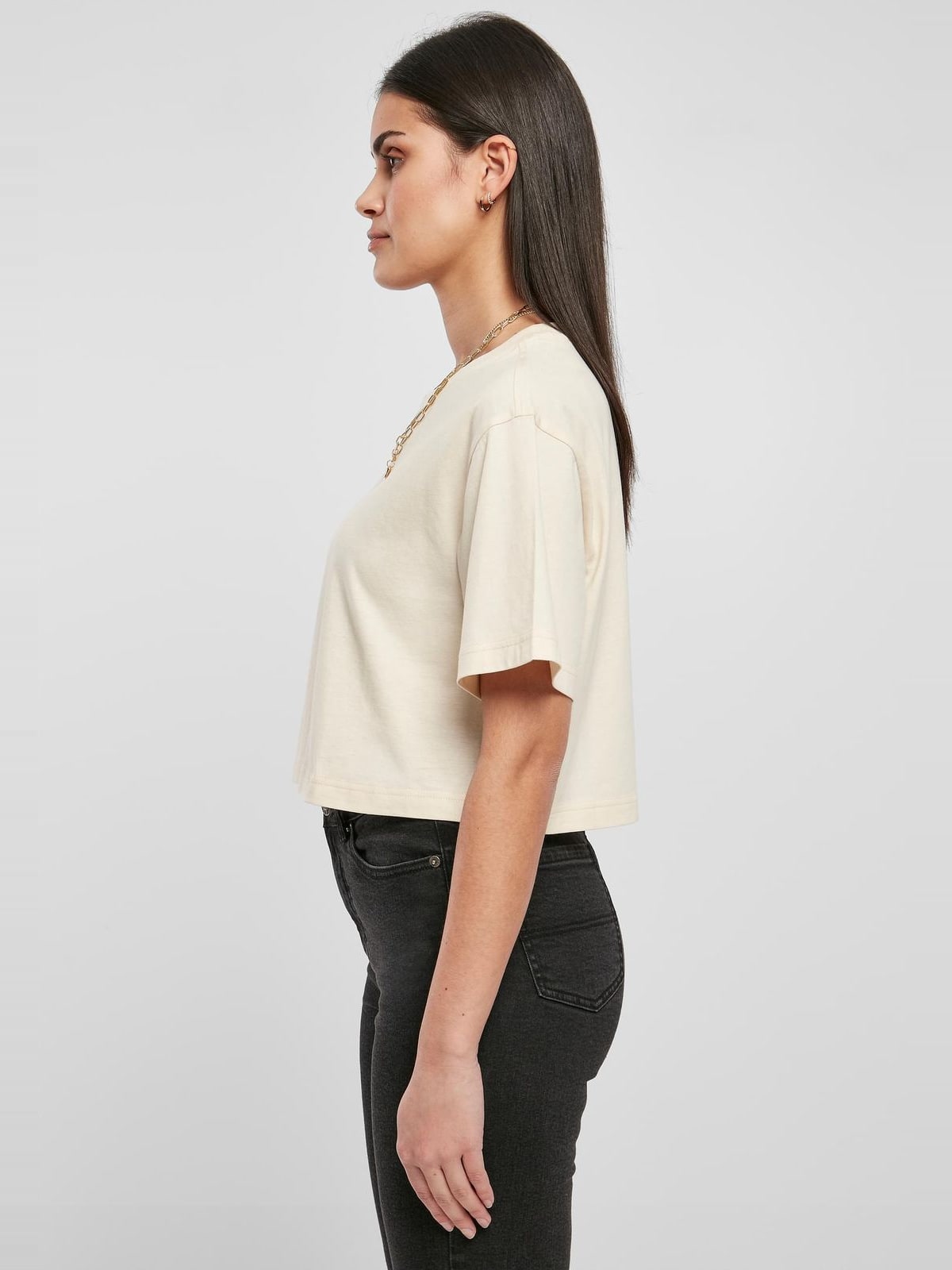 Γυναικείο T-Shirt Short Oversized TB1555-02903 Urban Classics Whitesand