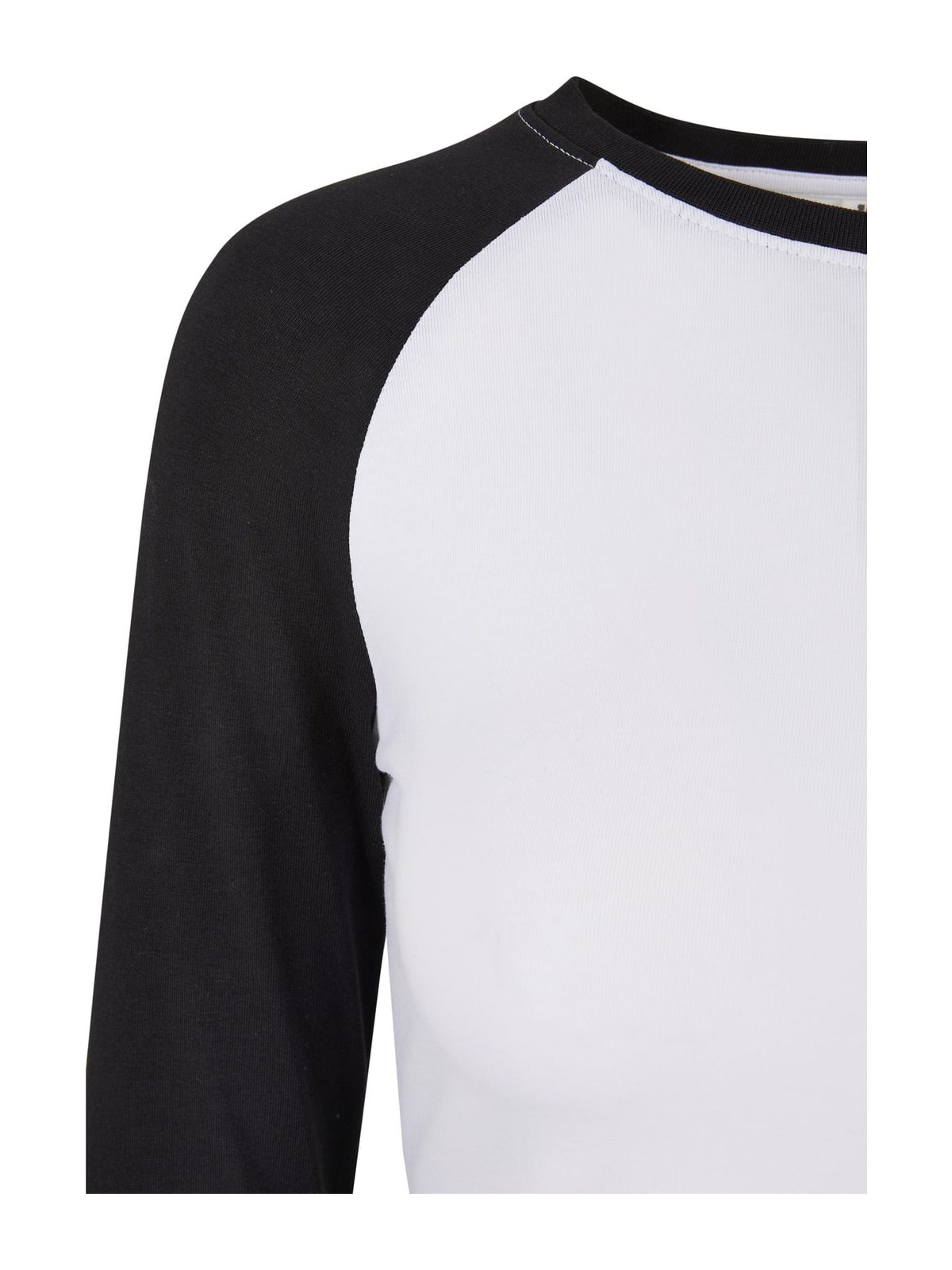 Γυναικεία Μακρυμάνικη Μπλούζα Cropped TB5471 Urban Classics White/Black