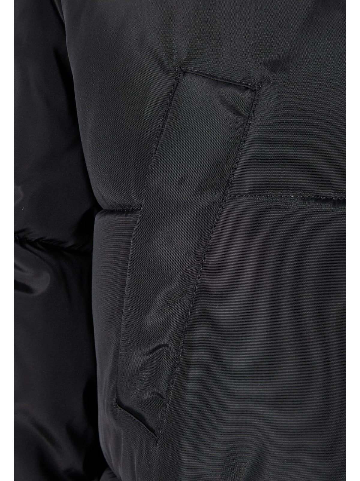 Ladies High Neck Puffer Coat Urban Classics TB5435-00007 black