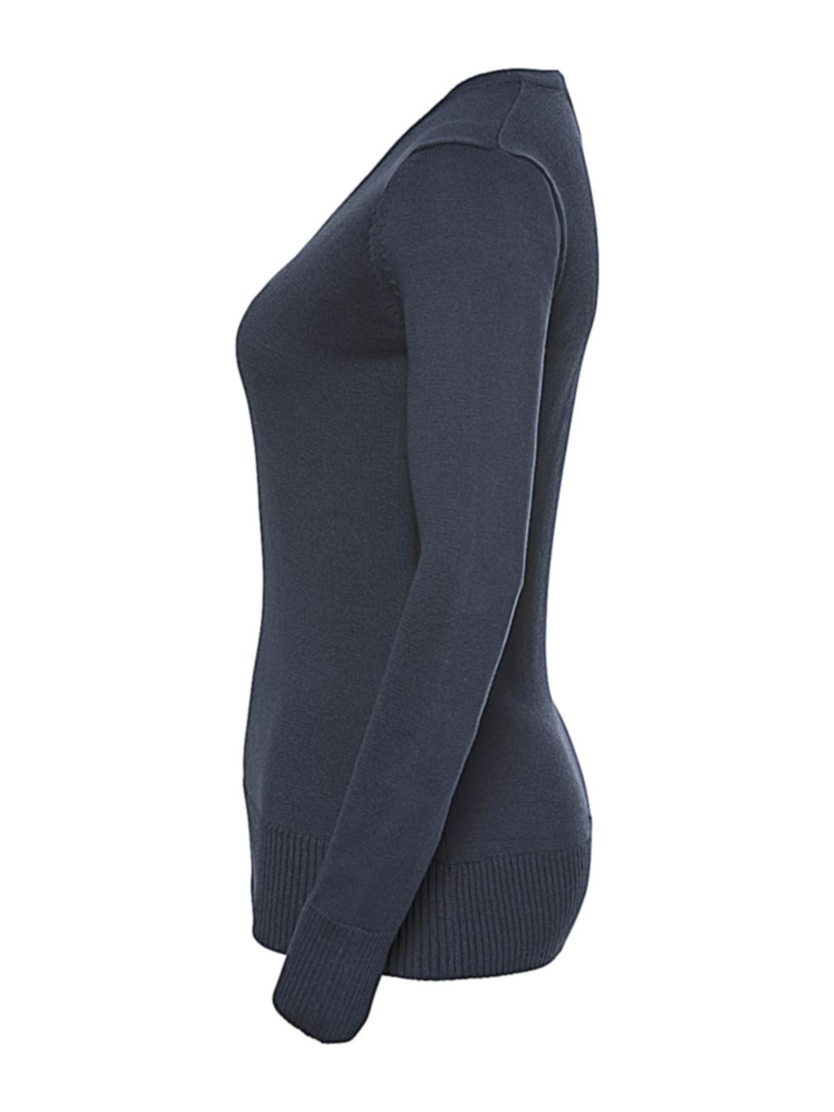 Γυναικείο Πλεκτό Πουλόβερ R-710F-0 Russell V-Neck French Navy