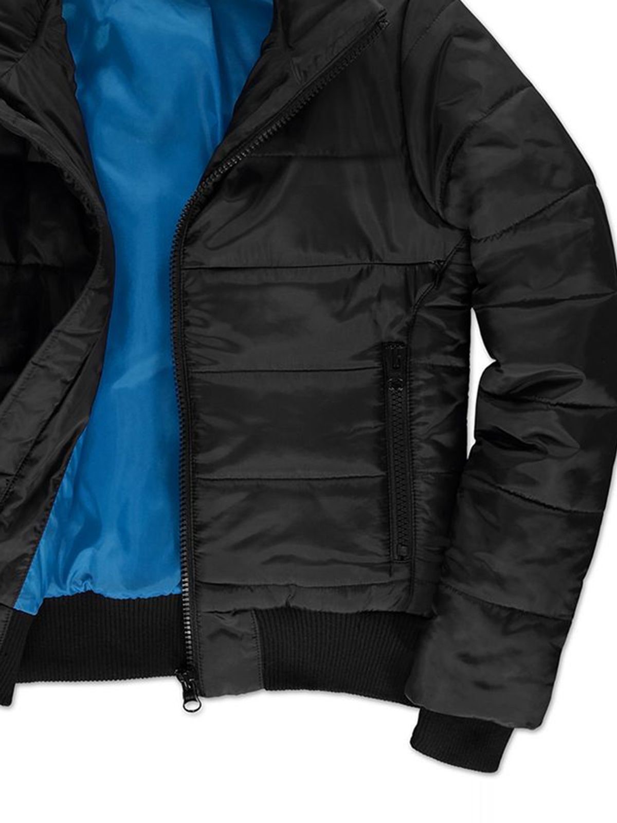 Γυναικείο Μπουφάν JW941 B&C Superhood Black/Cobalt Blue