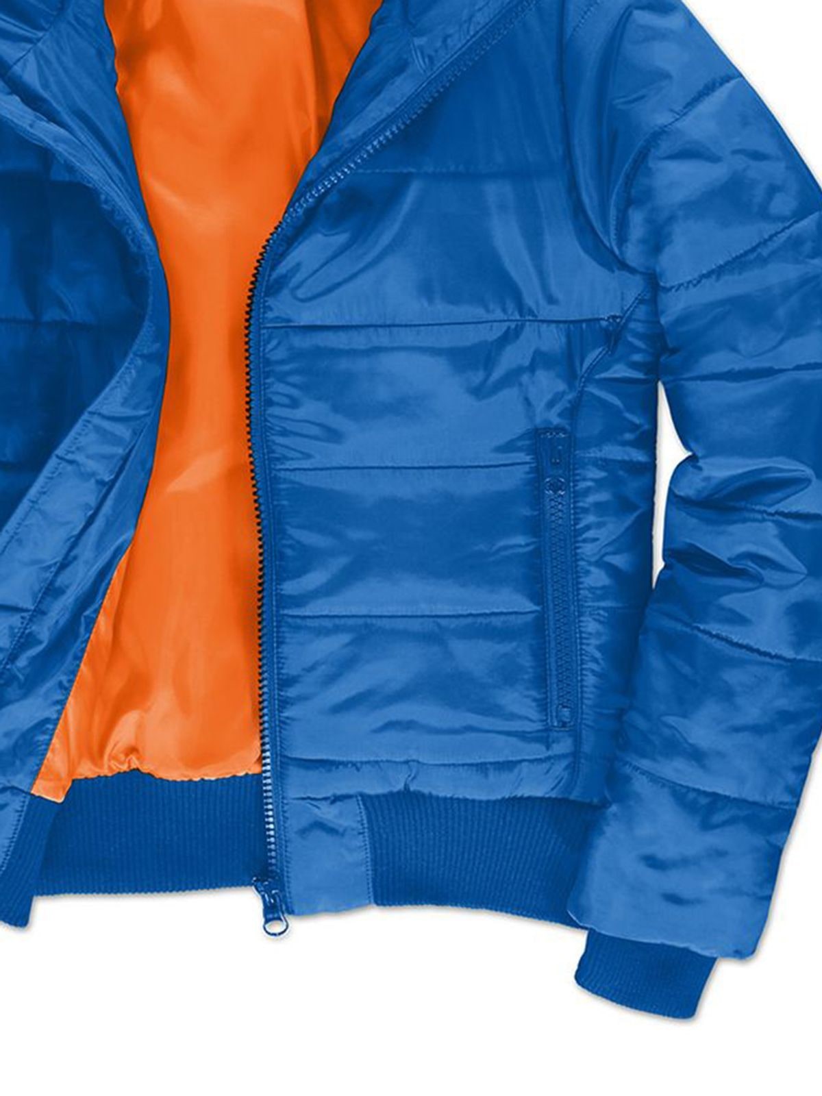Γυναικείο Μπουφάν JW941 B&C Superhood Royal/Neon Orange