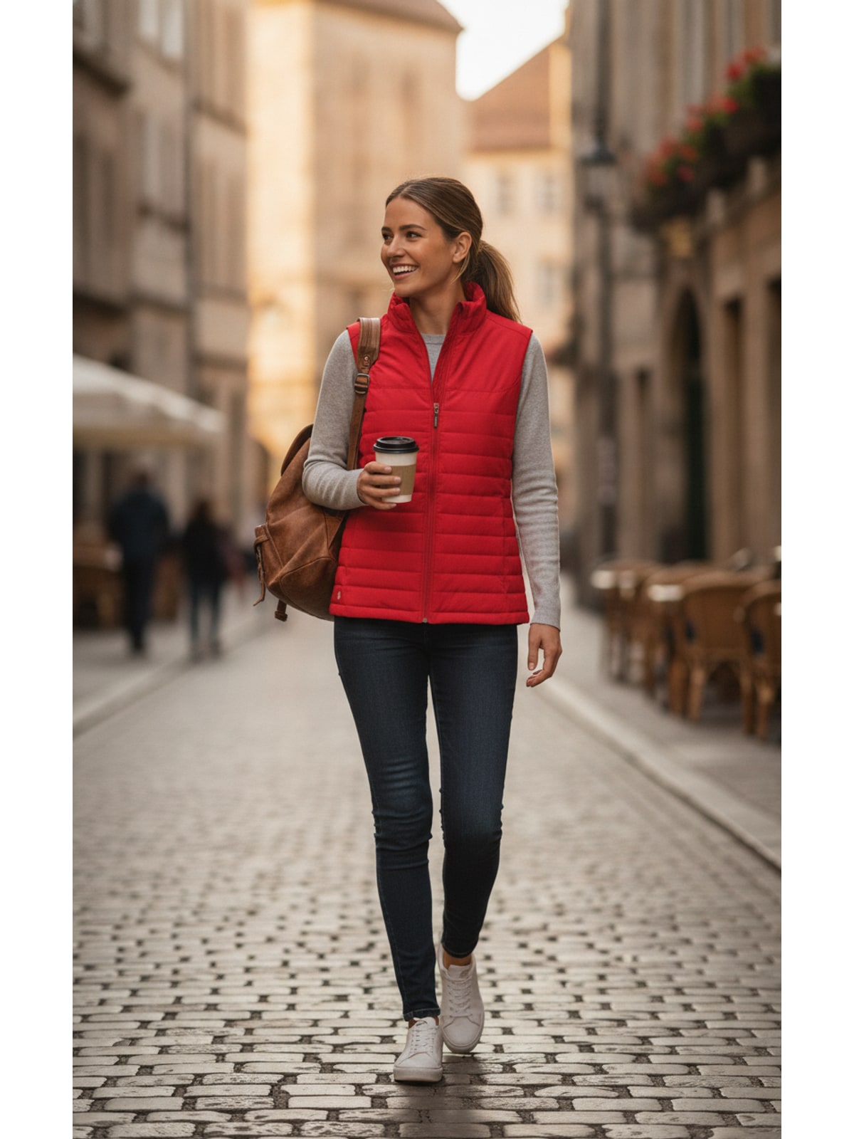 Γυναικείο Αμάνικο Μπουφάν Nautilus Thermal KXV-1W StormTech Bright Red