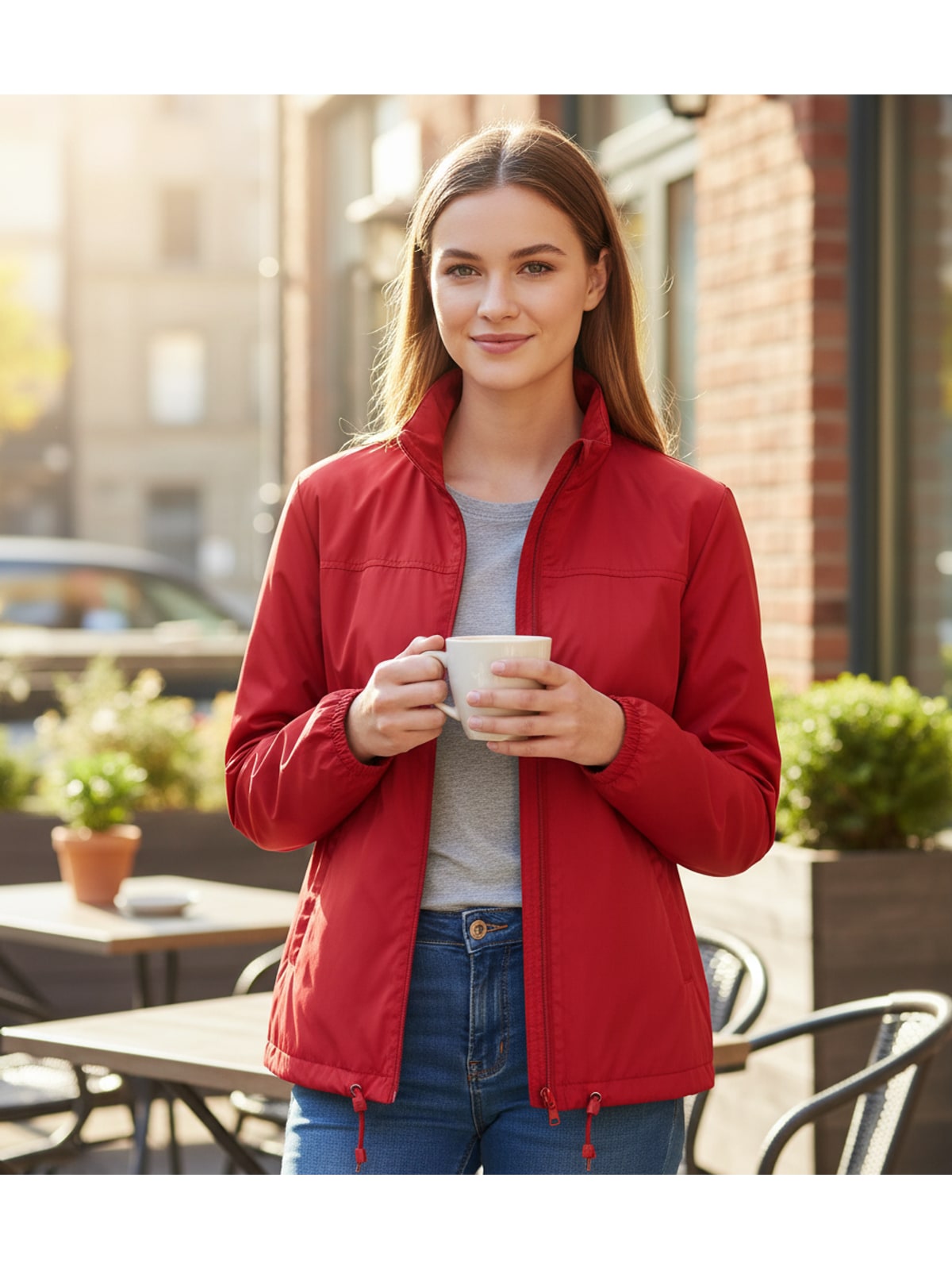 Γυναικείο Αντιανεμικό Μπουφάν JW 902 B & C Sirocco Women 902 Red