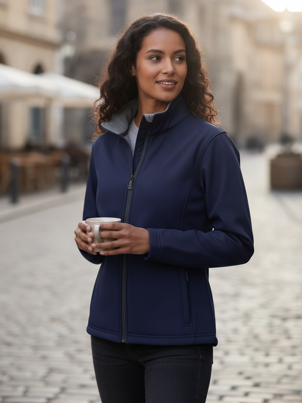 Γυναικείο Τζάκετ R209F Result Core Softshell Navy