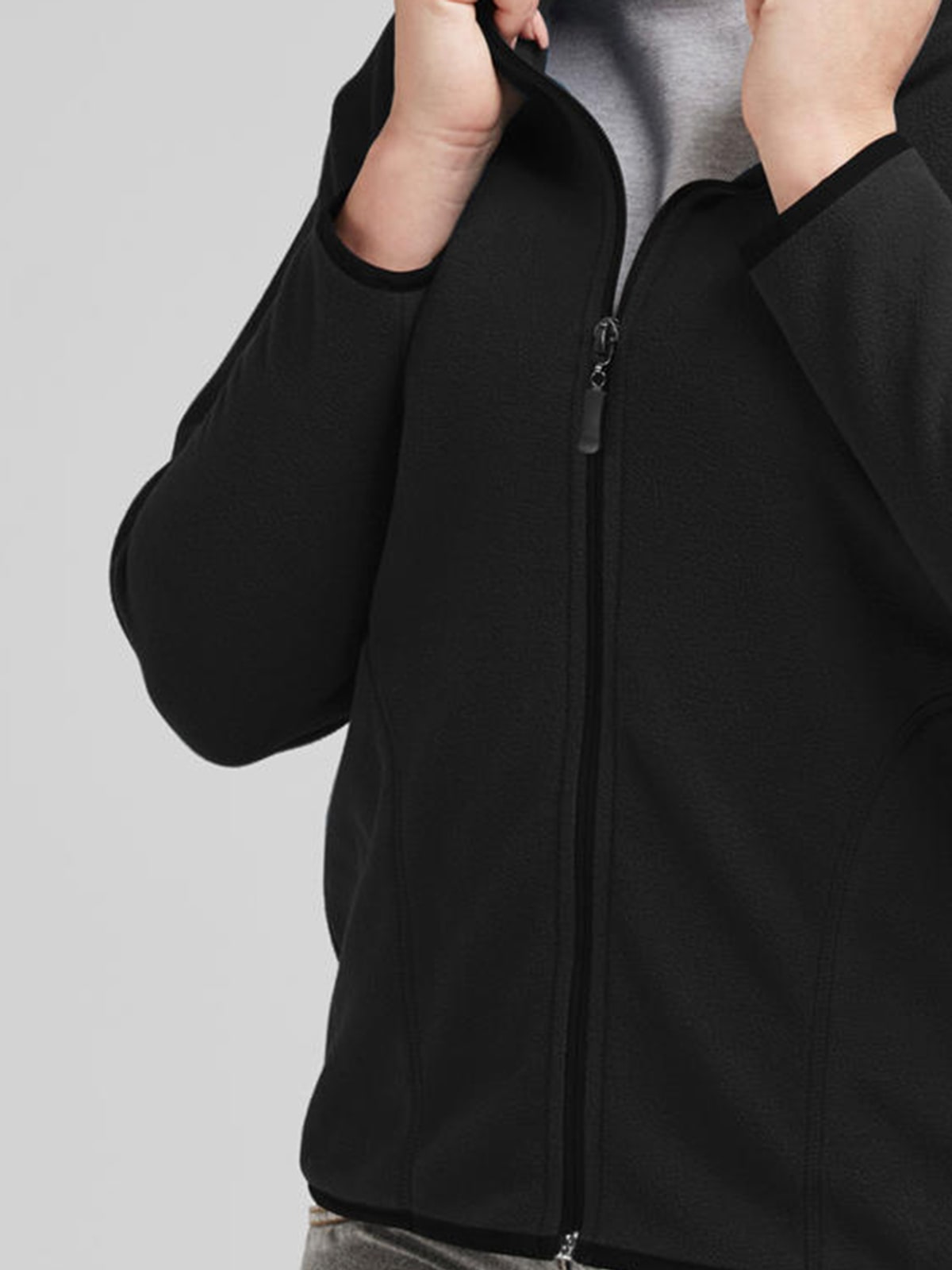 Γυναικείο Microfleece SGFleece-F SG με Φερμουάρ Dark Black