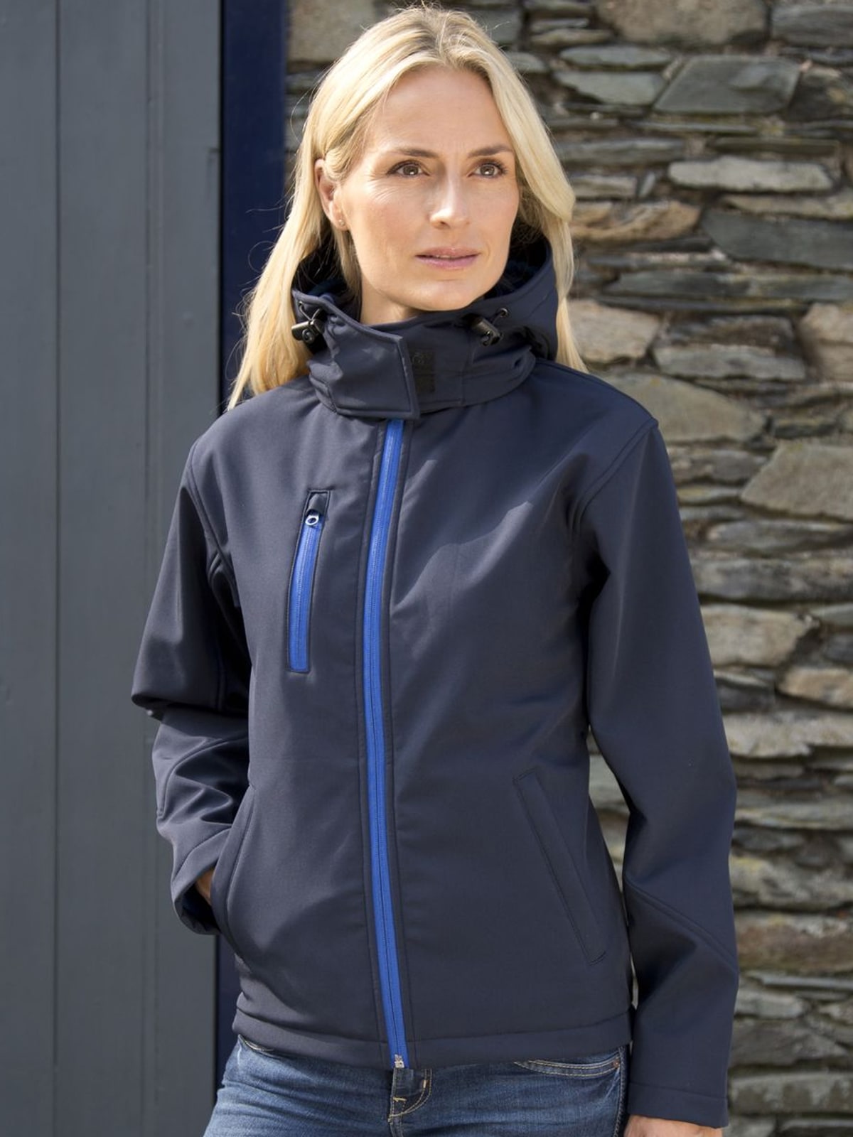 Γυναικείο Μπουφάν Softshell R230F Result TX Performance Navy/Royal