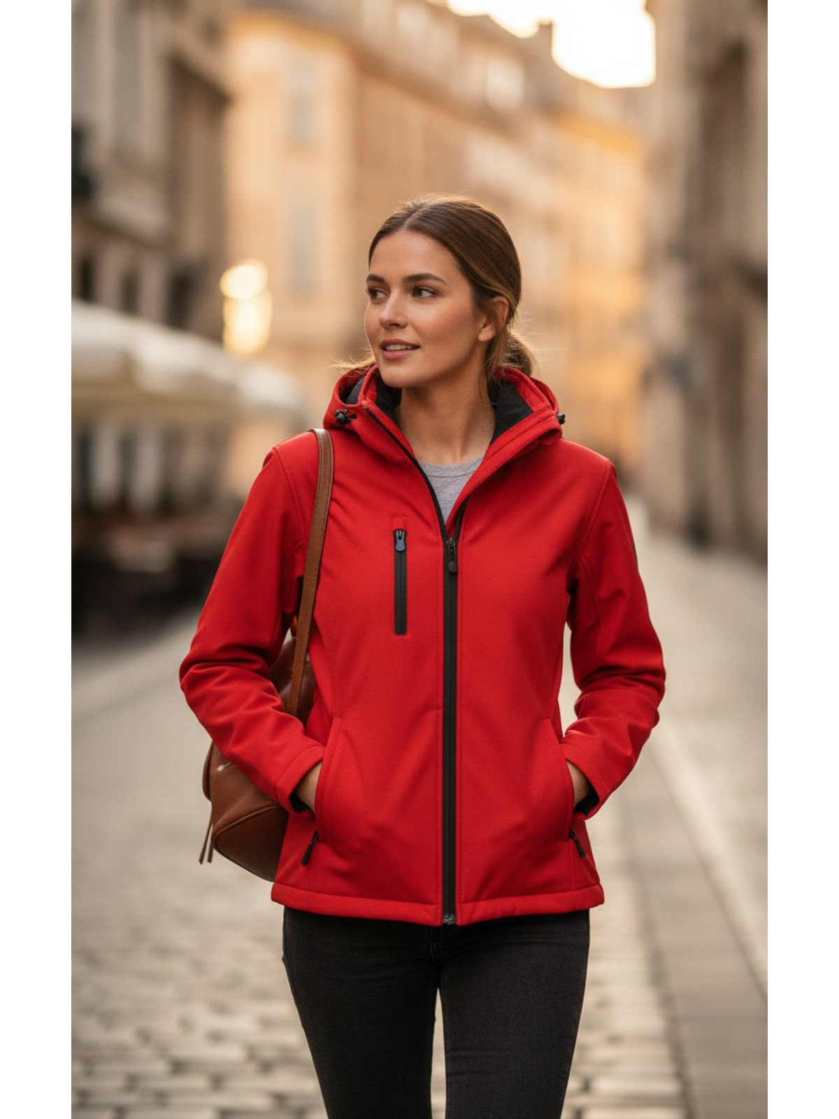 Γυναικείο Μπουφάν Softshell R230F Result TX Performance Red/Black
