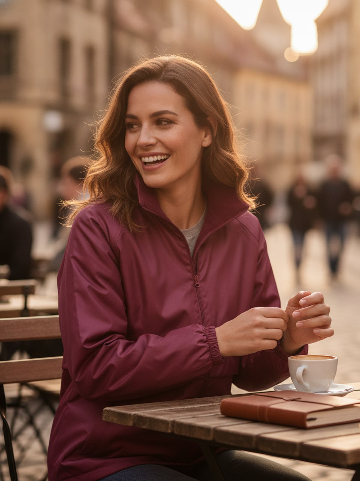 Unisex Μπουφάν R203X Result Core Microfleece Lining Burgundy