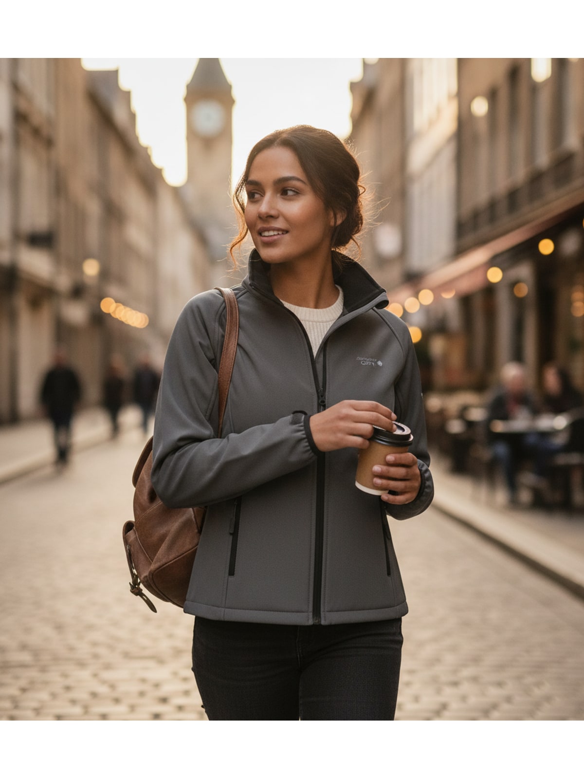 Γυναικείο Μπουφάν Softshell R231F Result Core Charcoal/Black