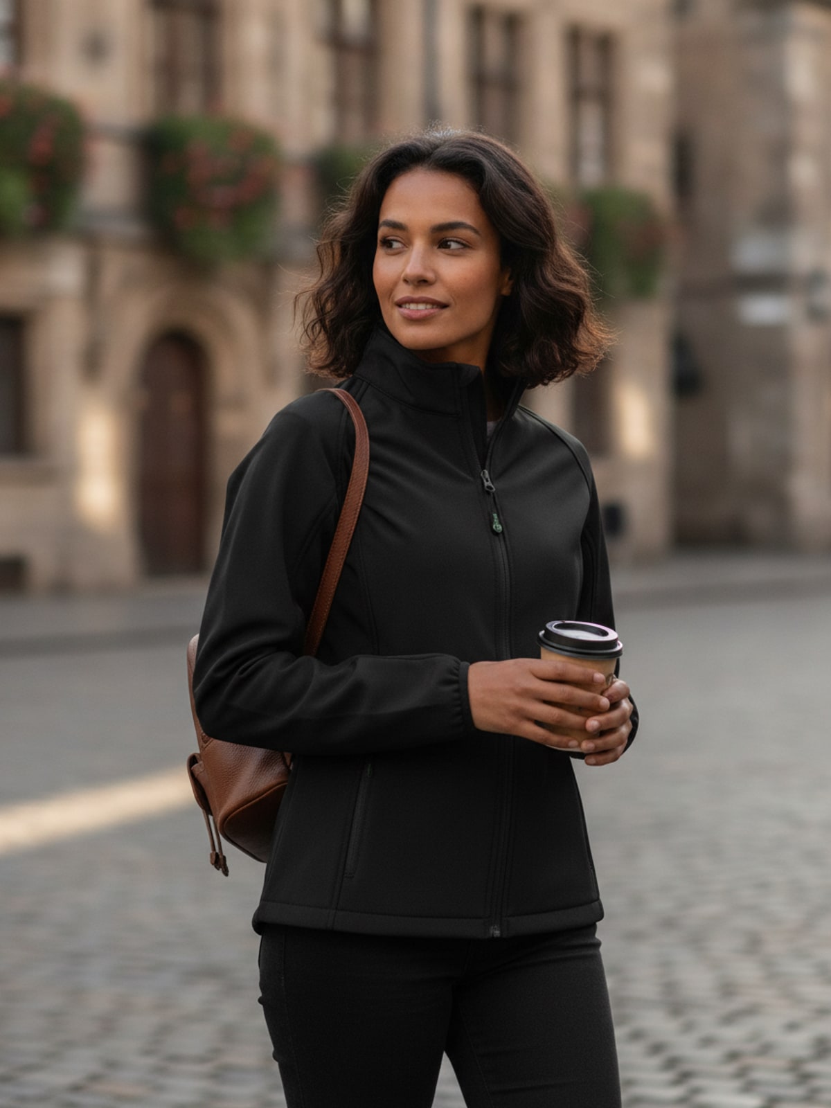 Γυναικείο Τζάκετ R901F Result Recycled 2-Layer Softshell Black