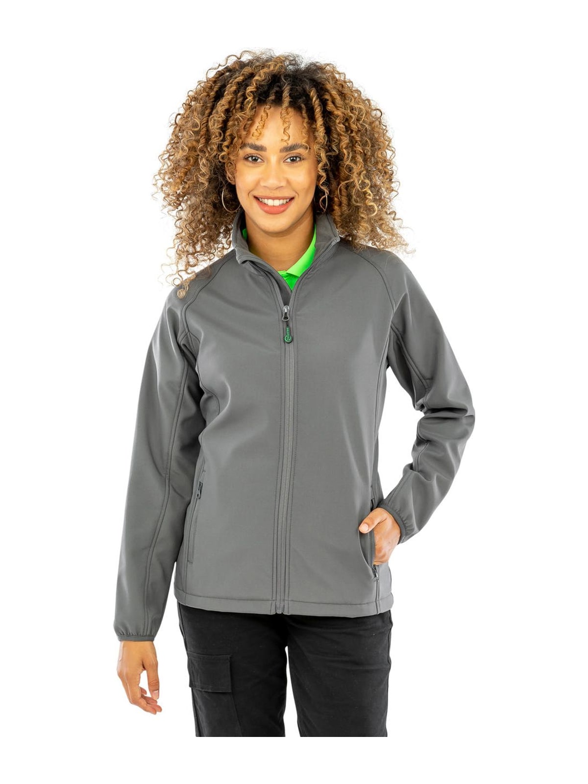 Γυναικείο Softshell Jacket 2 Στρώσεων R901F Result Workguard Grey