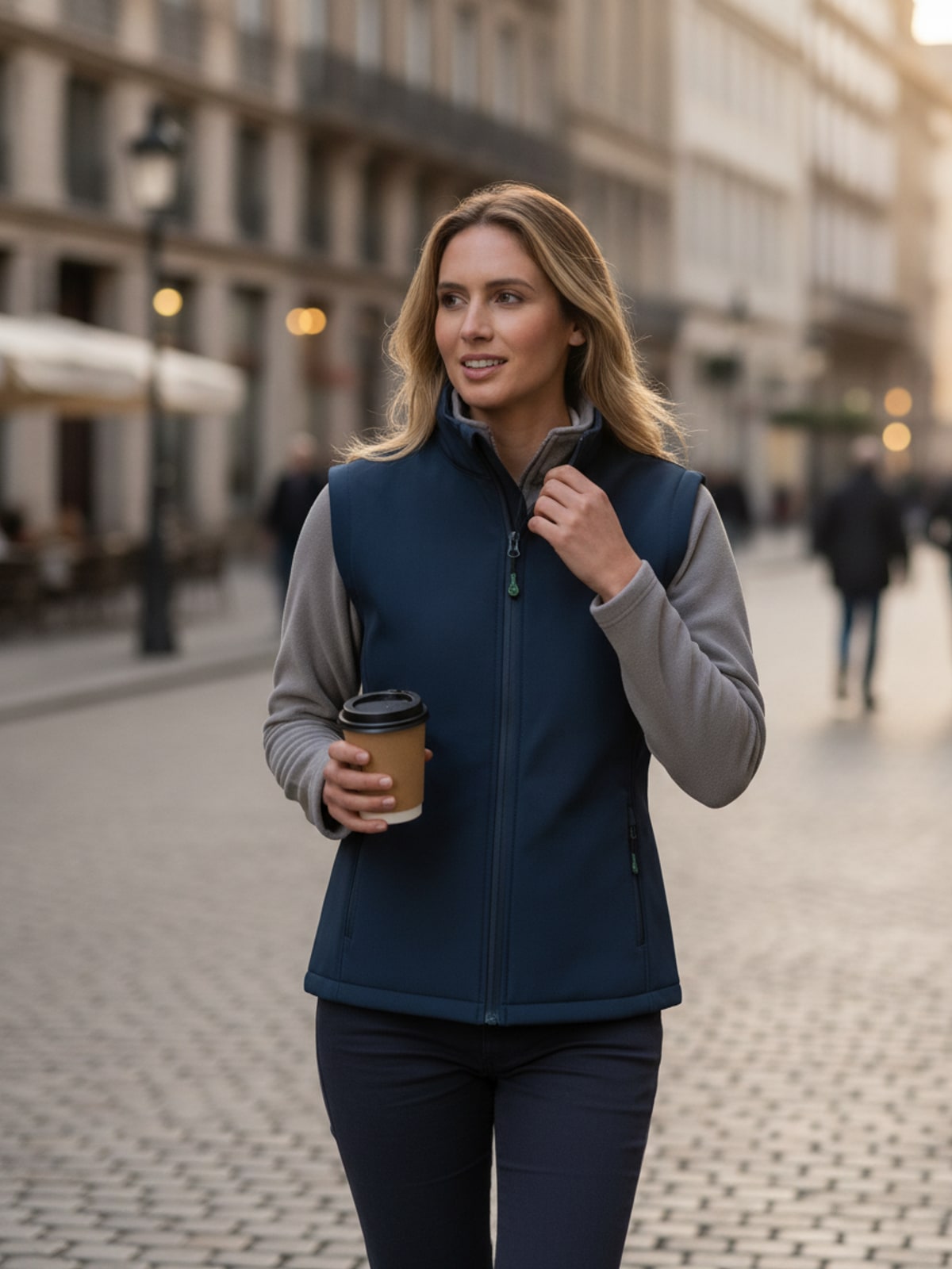 Γυναικείο Αμάνικο Softshell R902F Result Recycled 2-Layer Navy