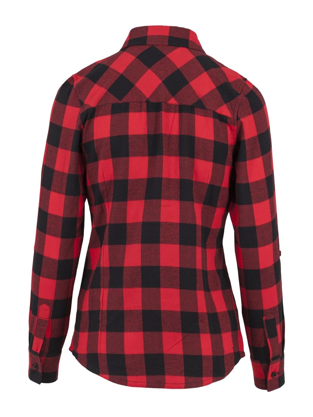 Γυναικείο Καρό Πουκάμισο TB1280 Urban Classics Black/Red Blk/Red