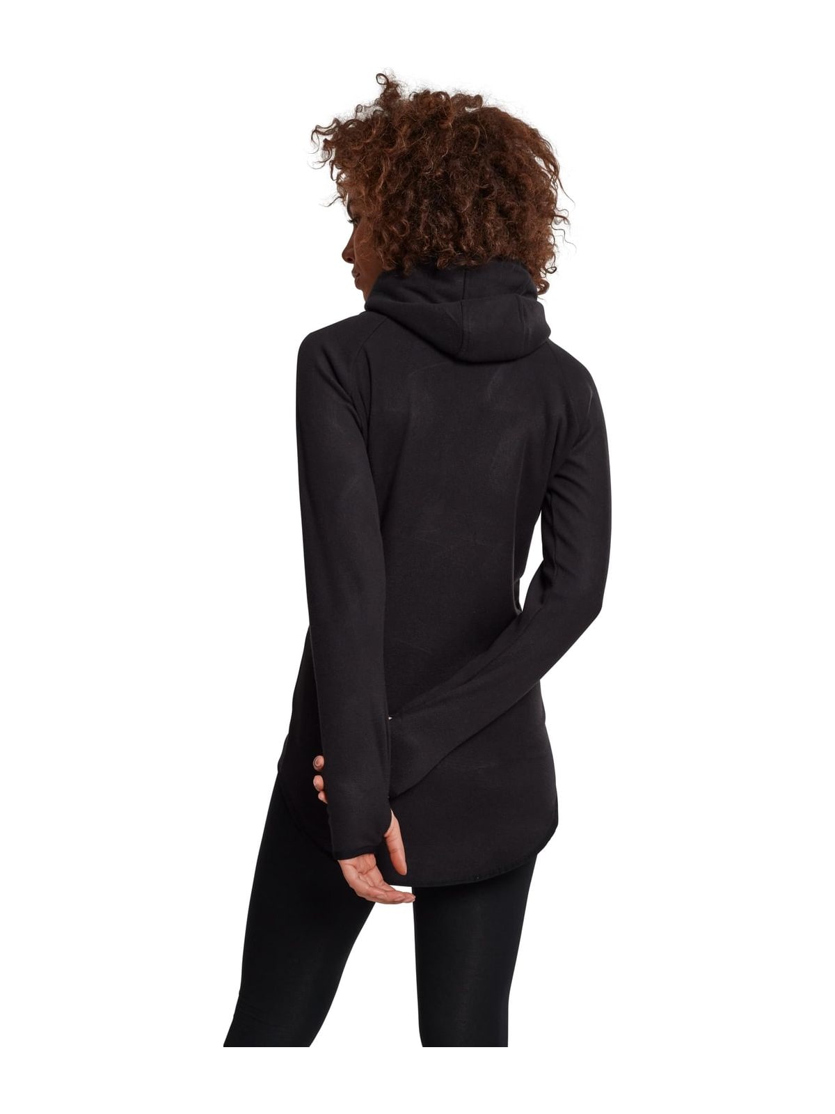 Γυναικείο Φούτερ Hoodie TB1728 Urban Classics Polar Fleece Zip Black