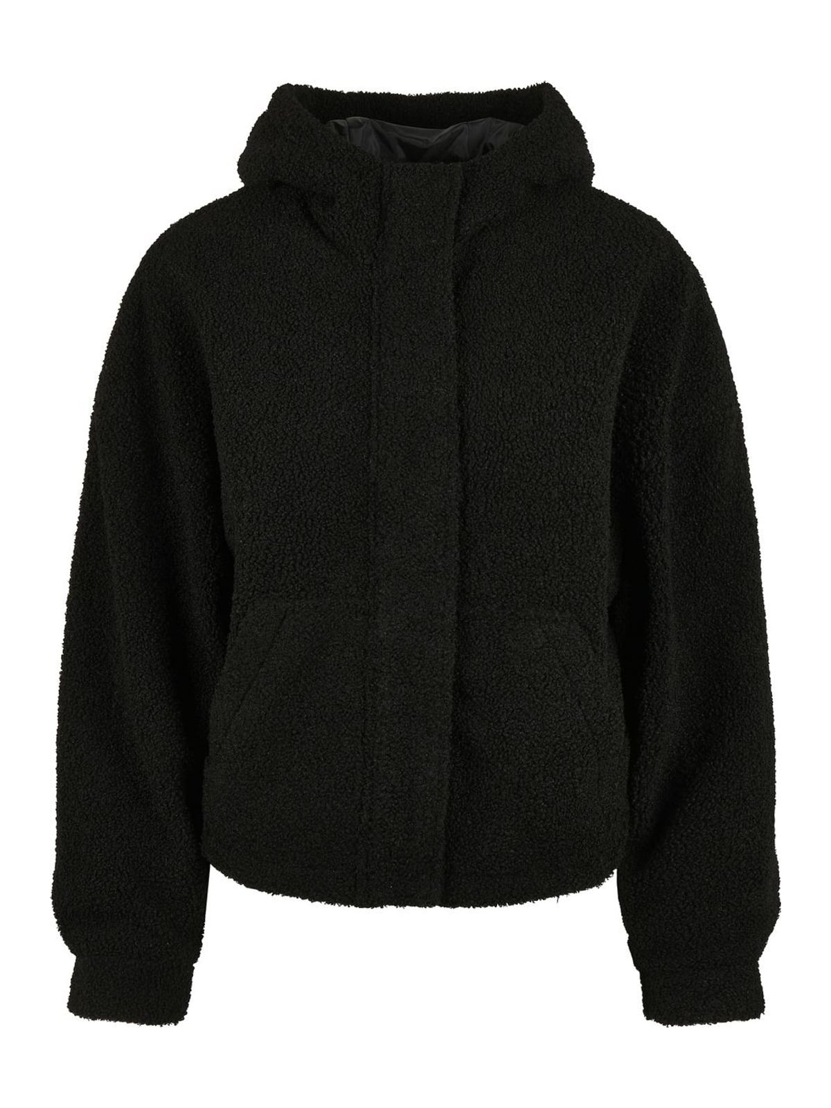 Γυναικείο Κοντό Μπουφάν Sherpa TB4545 Urban Classics Black