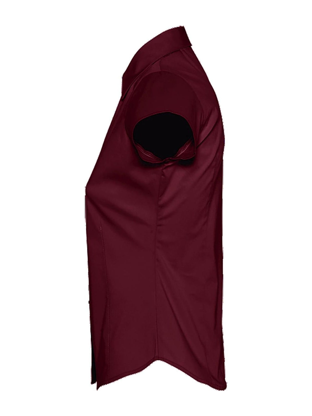Γυναικείο Κοντομάνικο Πουκάμισο 17020 SOL'S Excess Poplin Stretch Medium Burgundy