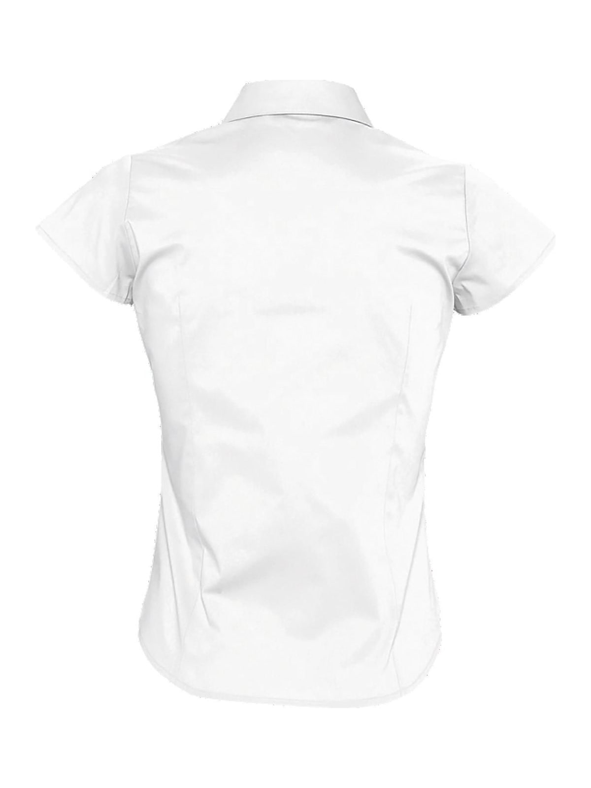 Γυναικείο Κοντομάνικο Πουκάμισο 17020 SOL'S Excess Poplin Stretch White