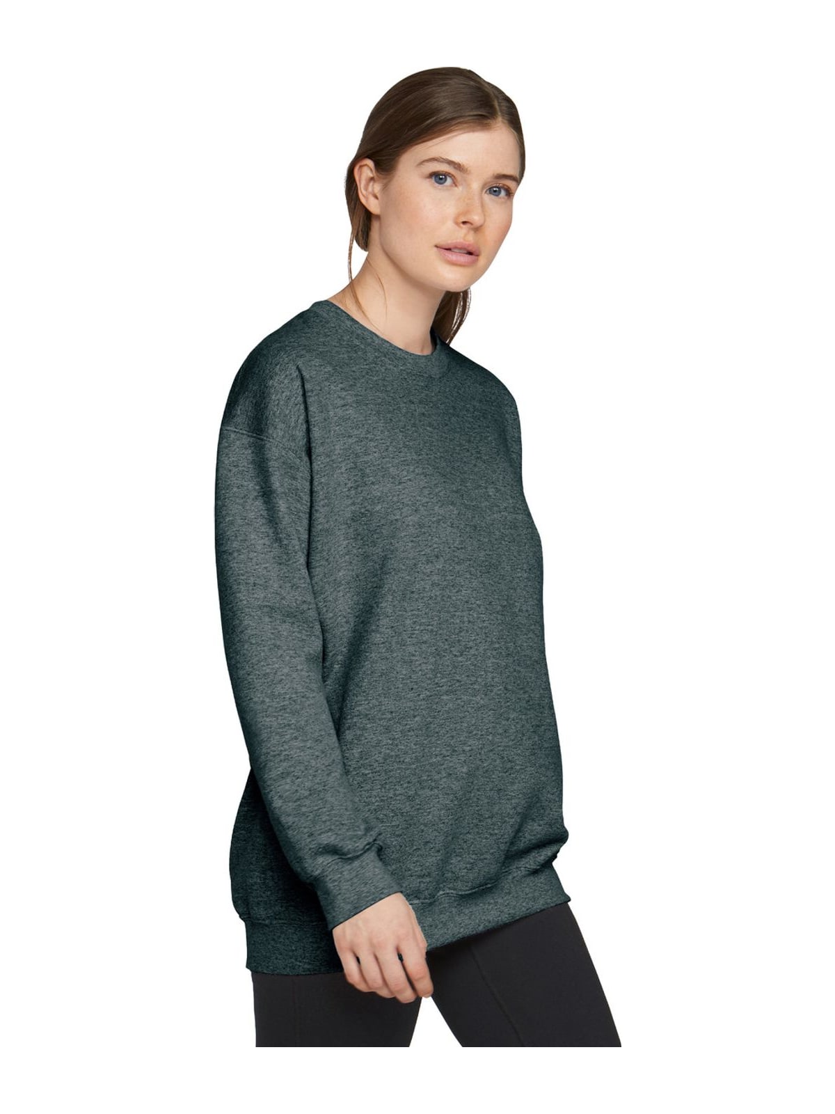 Φούτερ Crewneck SF000 Gildan Softstyle Midweight Fleece Adult Dark Heather