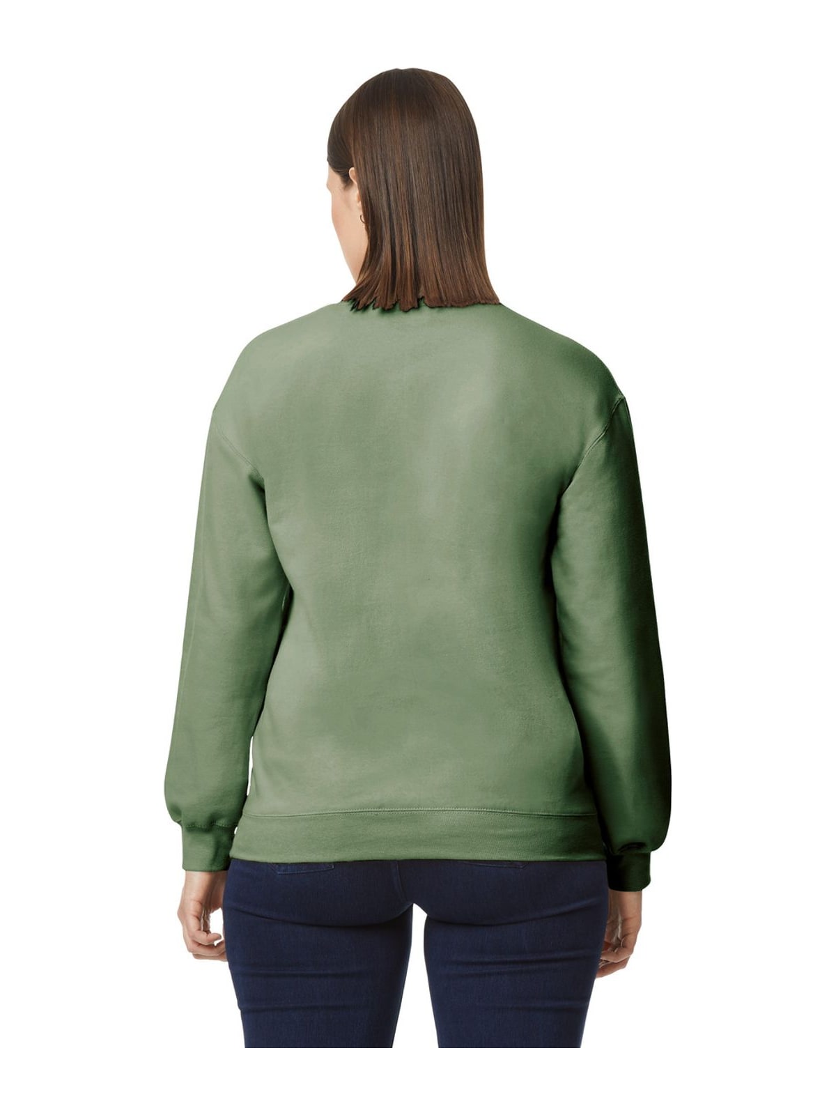 Φούτερ Crewneck SF000 Gildan Softstyle Midweight Fleece Adult Military Green