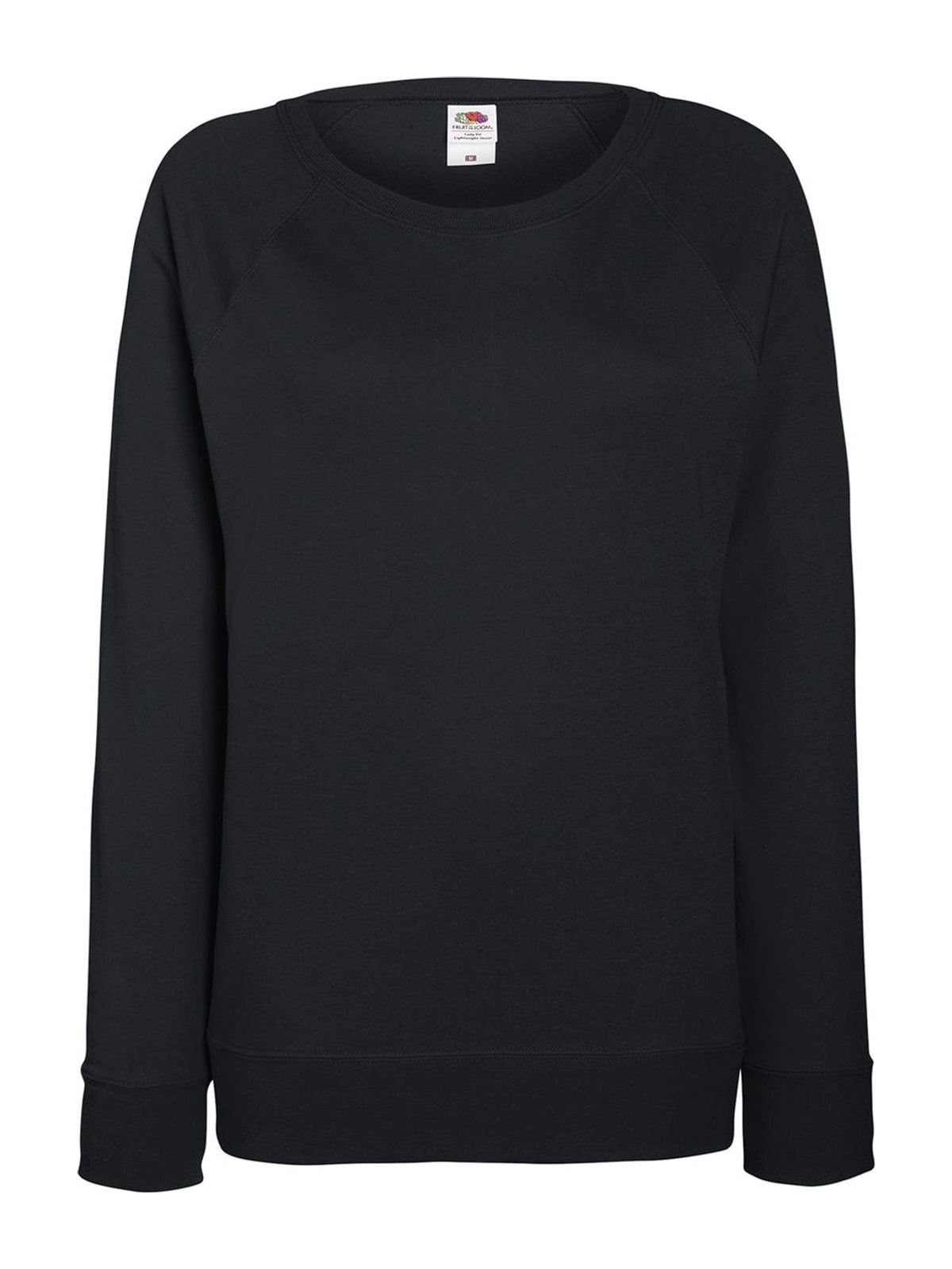 Γυναικείο Φούτερ Raglan 62-146-0 Fruit of the Loom Black